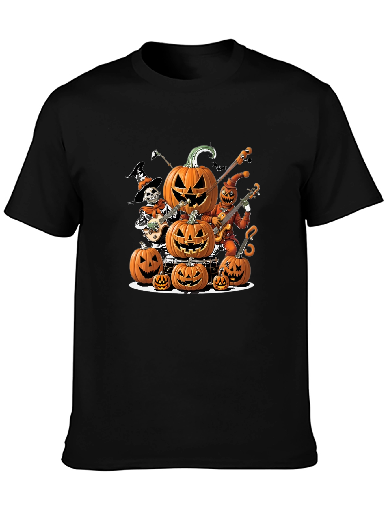 Halloween Pumpkin Band T-Shirt