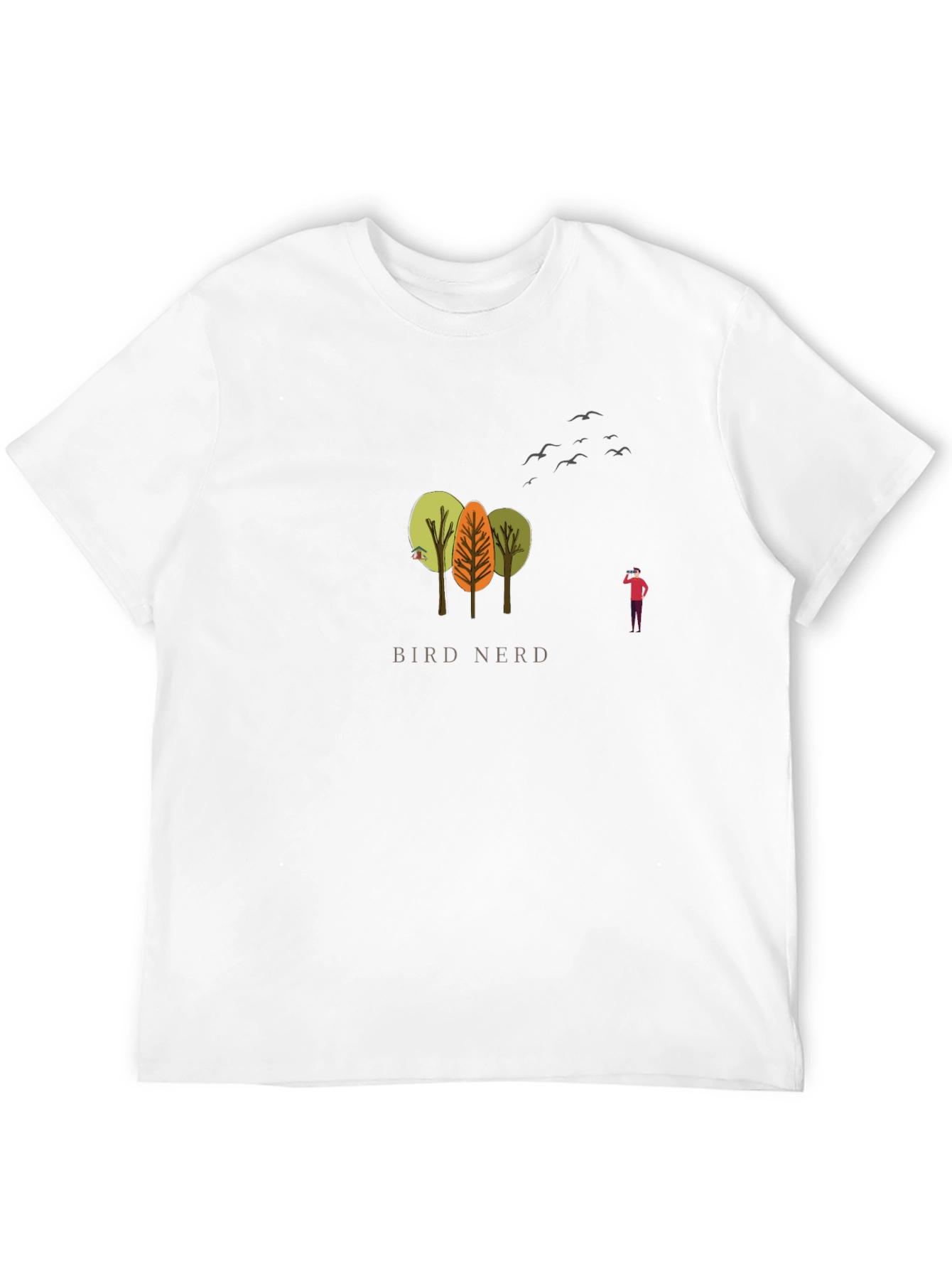 Bird Nerd Graphic Tee - Nature Lovers T-Shirt