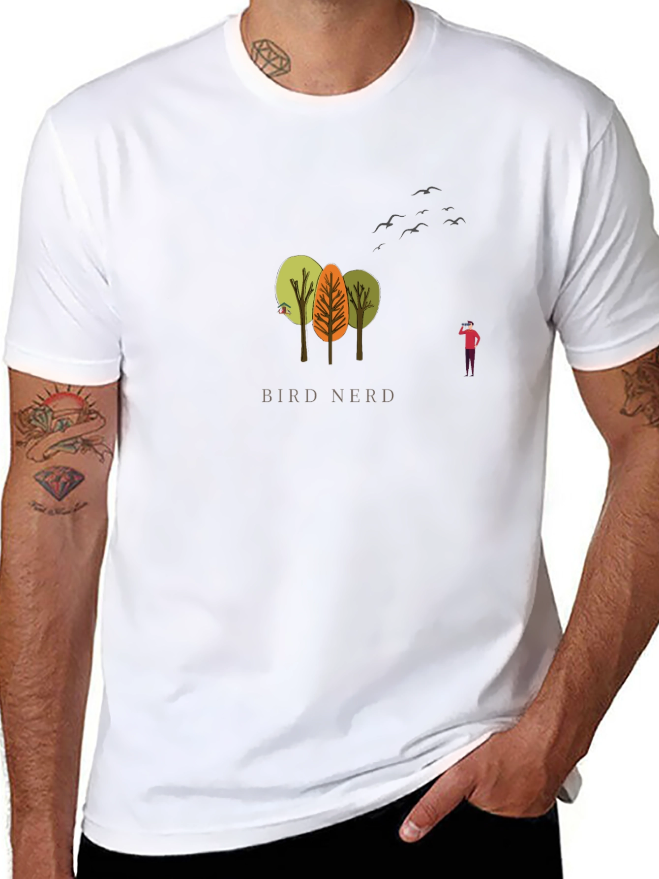 Bird Nerd Graphic Tee - Nature Lovers T-Shirt