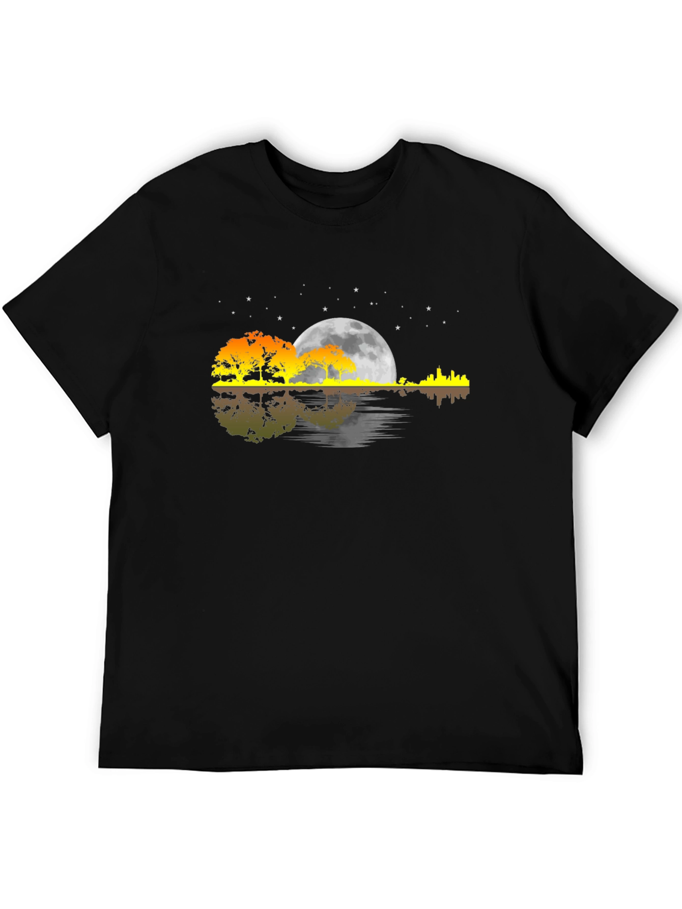 Sunset Guitar Graphic Tee