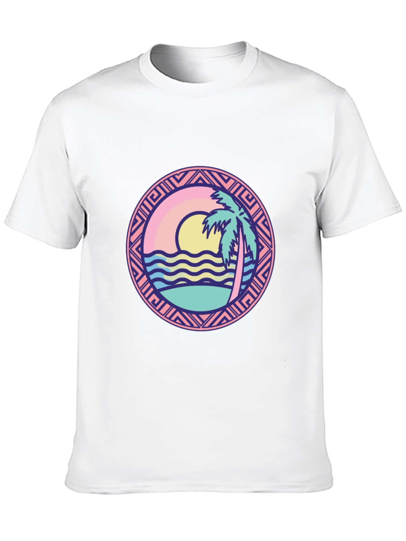Tropical Beach Graphic T-Shirt - Vacation Vibes