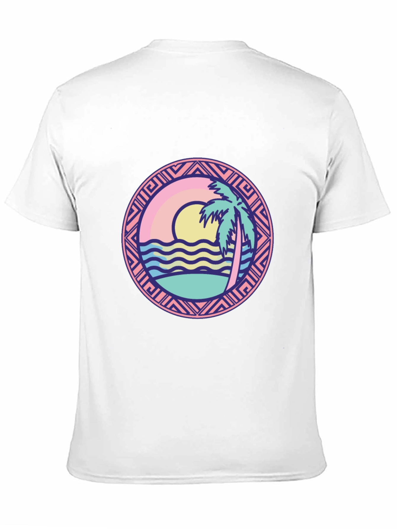 Tropical Beach Graphic T-Shirt - Vacation Vibes