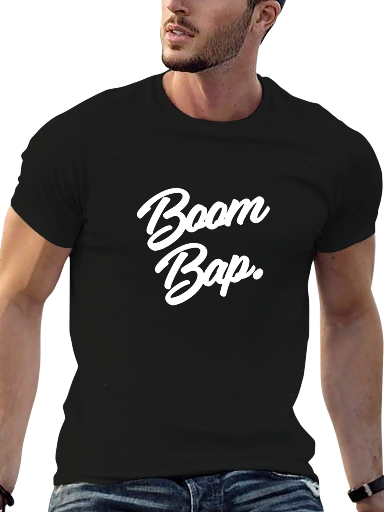 Boom Bap Black Graphic T-Shirt