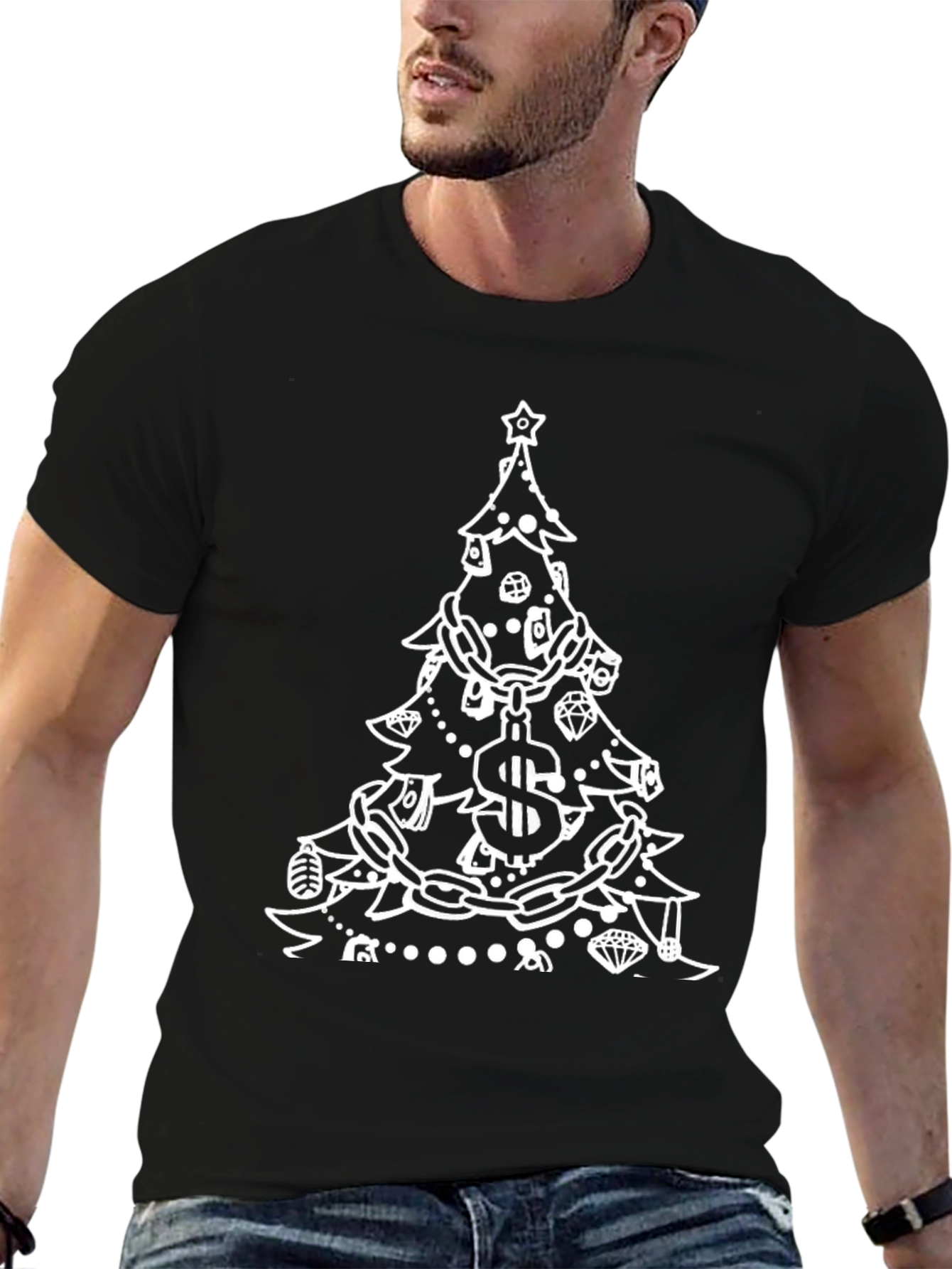Money Tree Graphic Tee - Black