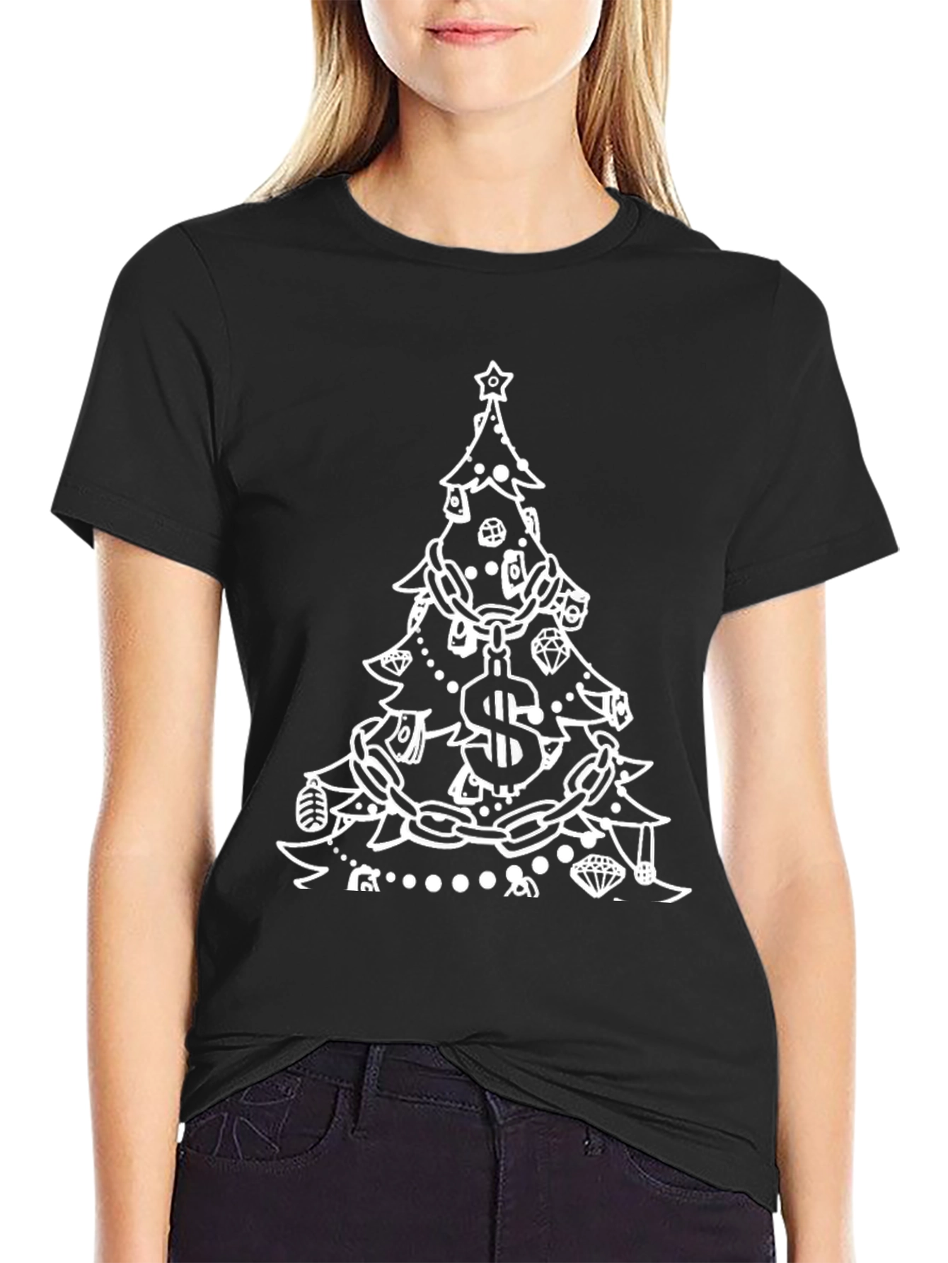 Money Tree Graphic Tee - Black