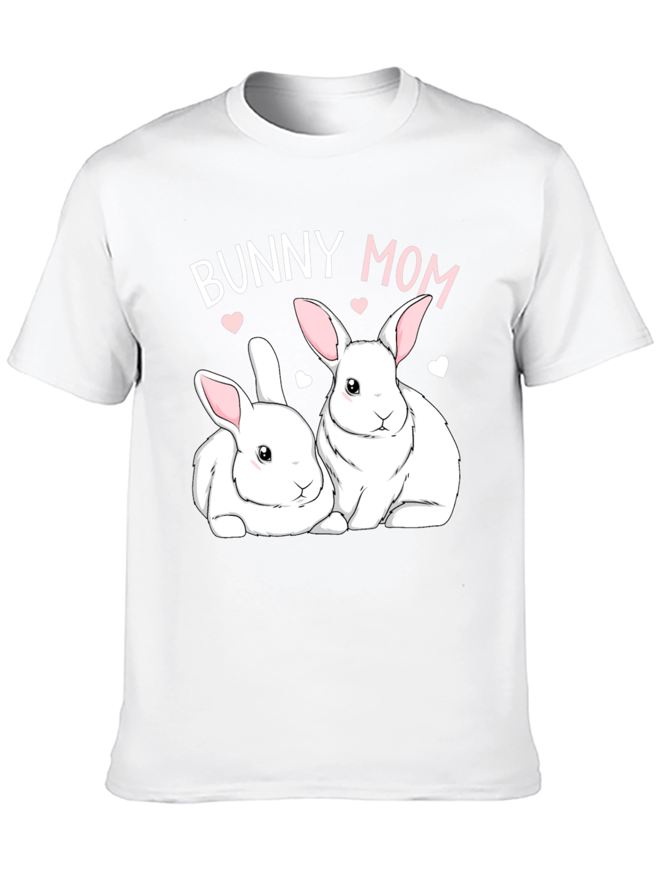 Bunny Mom T-Shirt - Cute Rabbit Graphic Tee