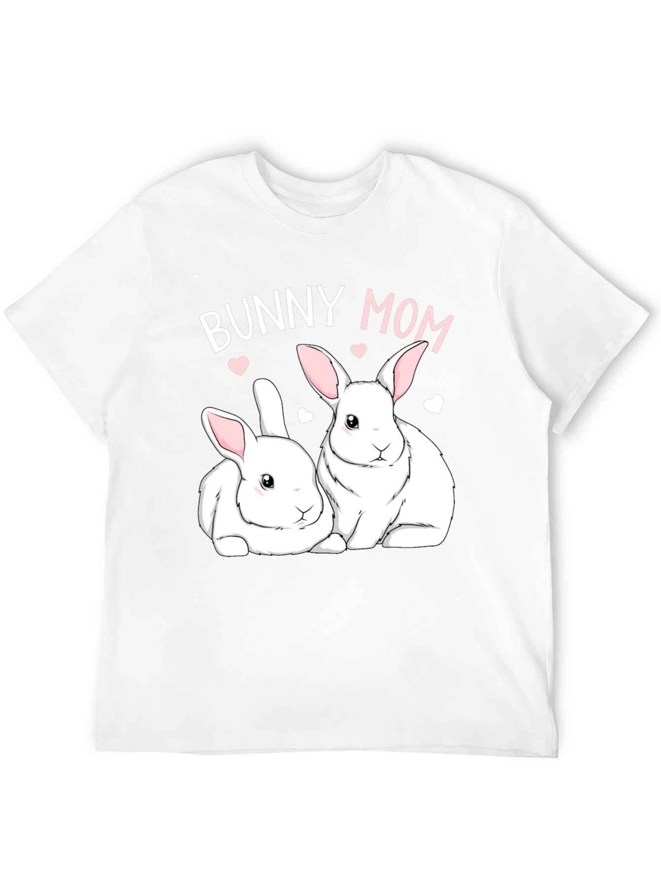 Bunny Mom T-Shirt - Cute Rabbit Graphic Tee