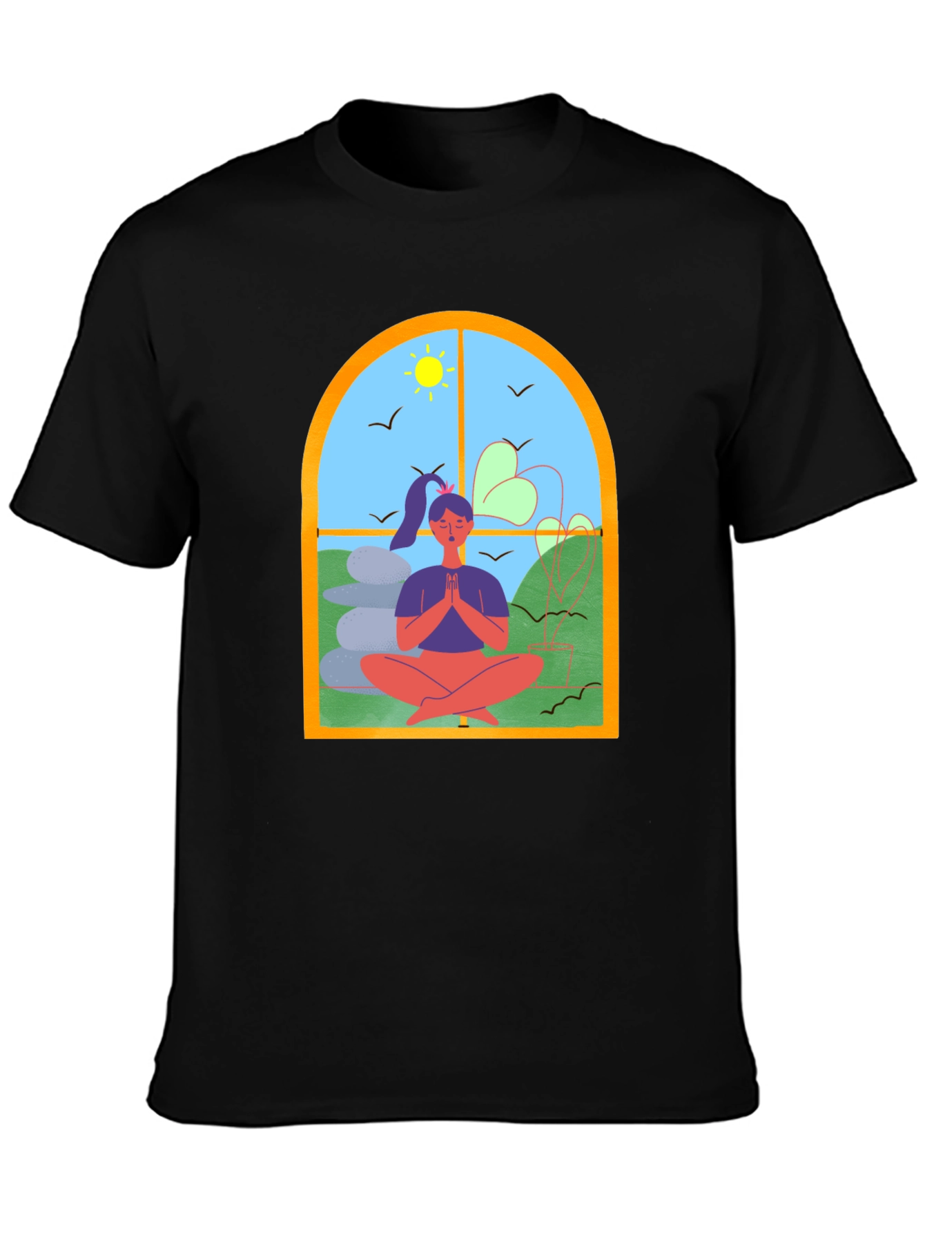 Meditative Window T-Shirt