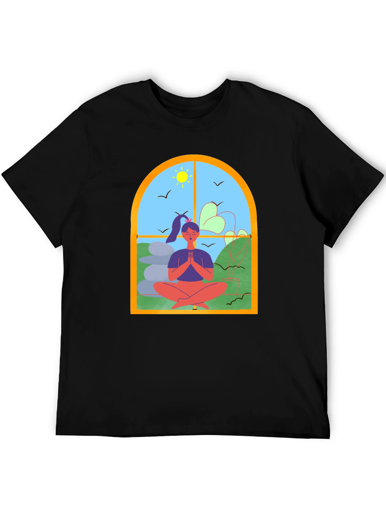 Meditative Window T-Shirt