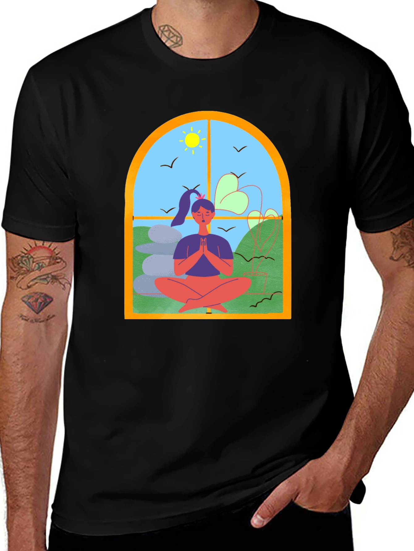 Meditative Window T-Shirt