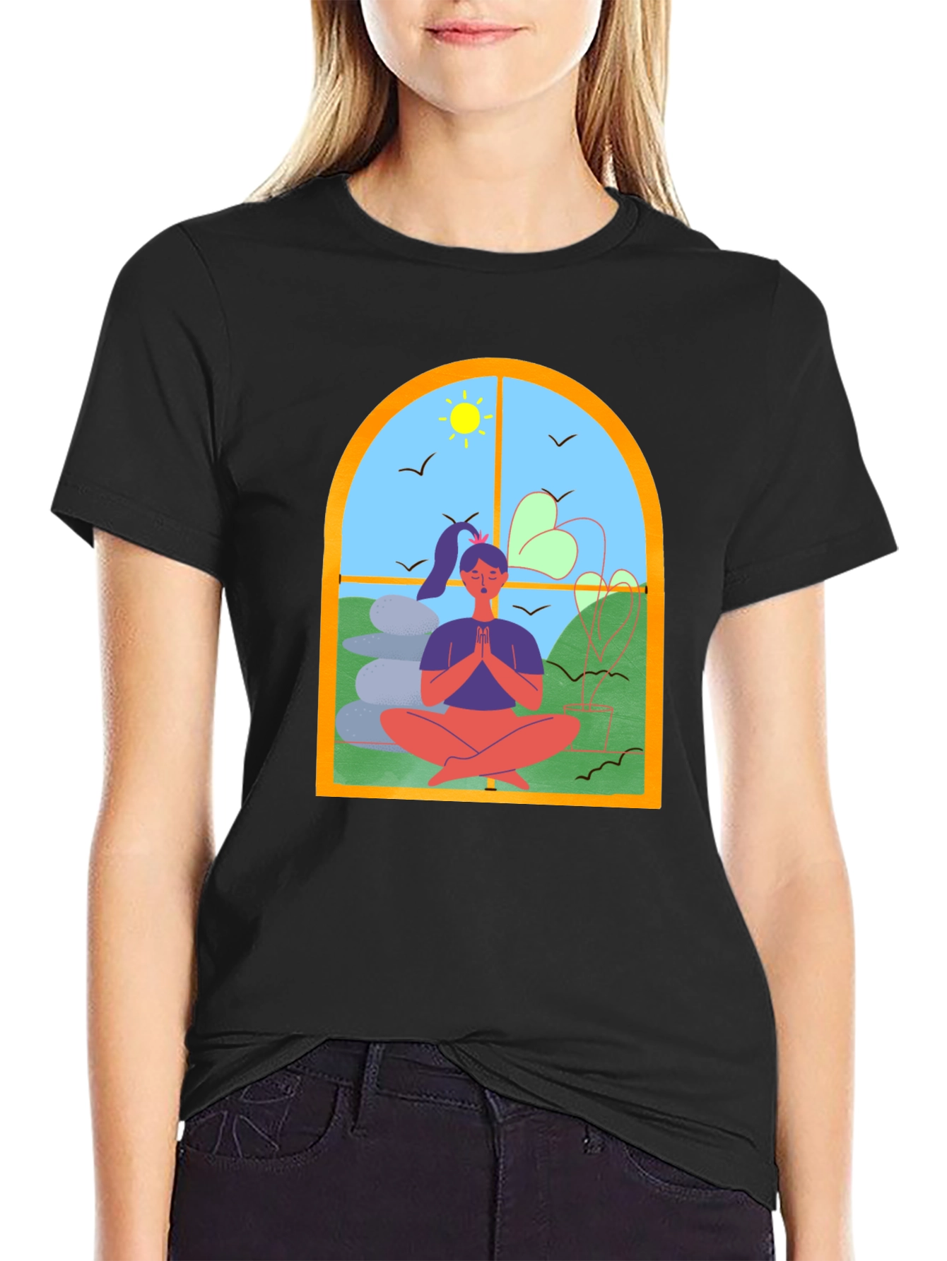 Meditative Window T-Shirt
