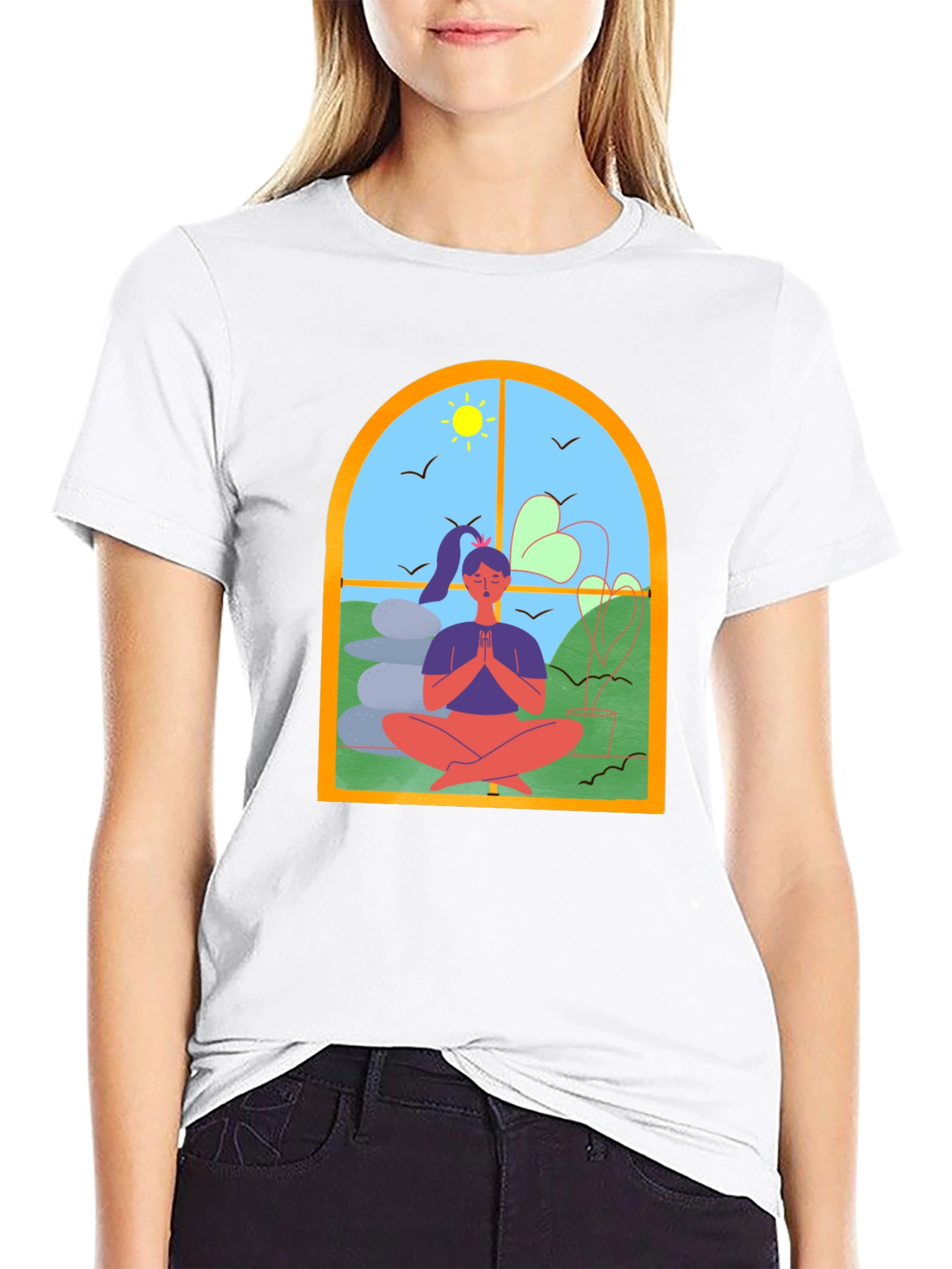 Meditative Window T-Shirt