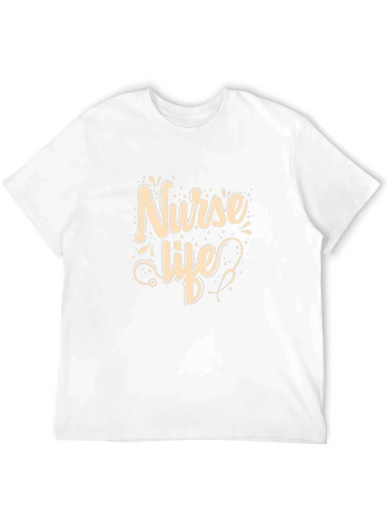 Nurse Life Graphic T-Shirt - Black Casual Tee