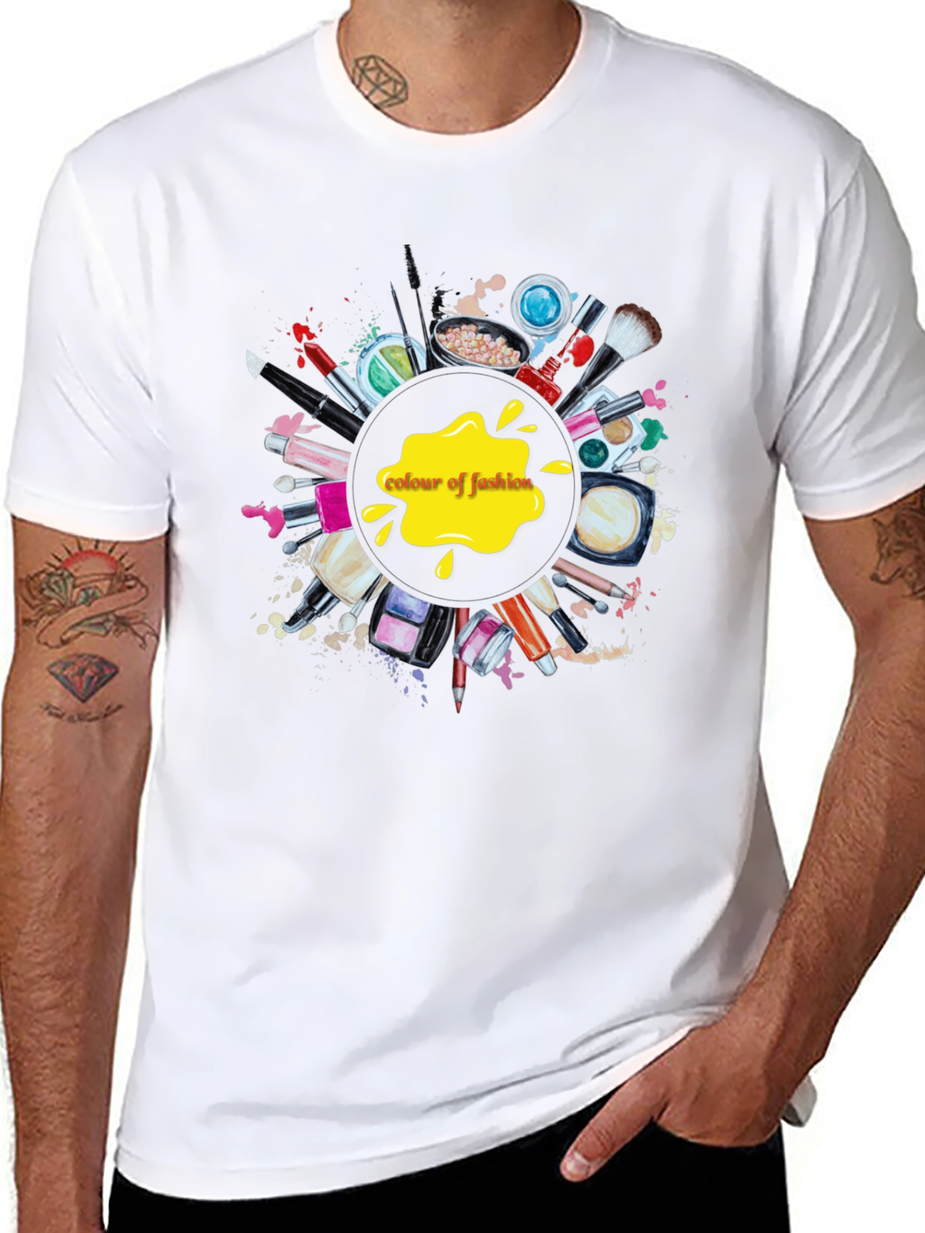 Makeup Fashion T-Shirt - Colour of Fashion Tee