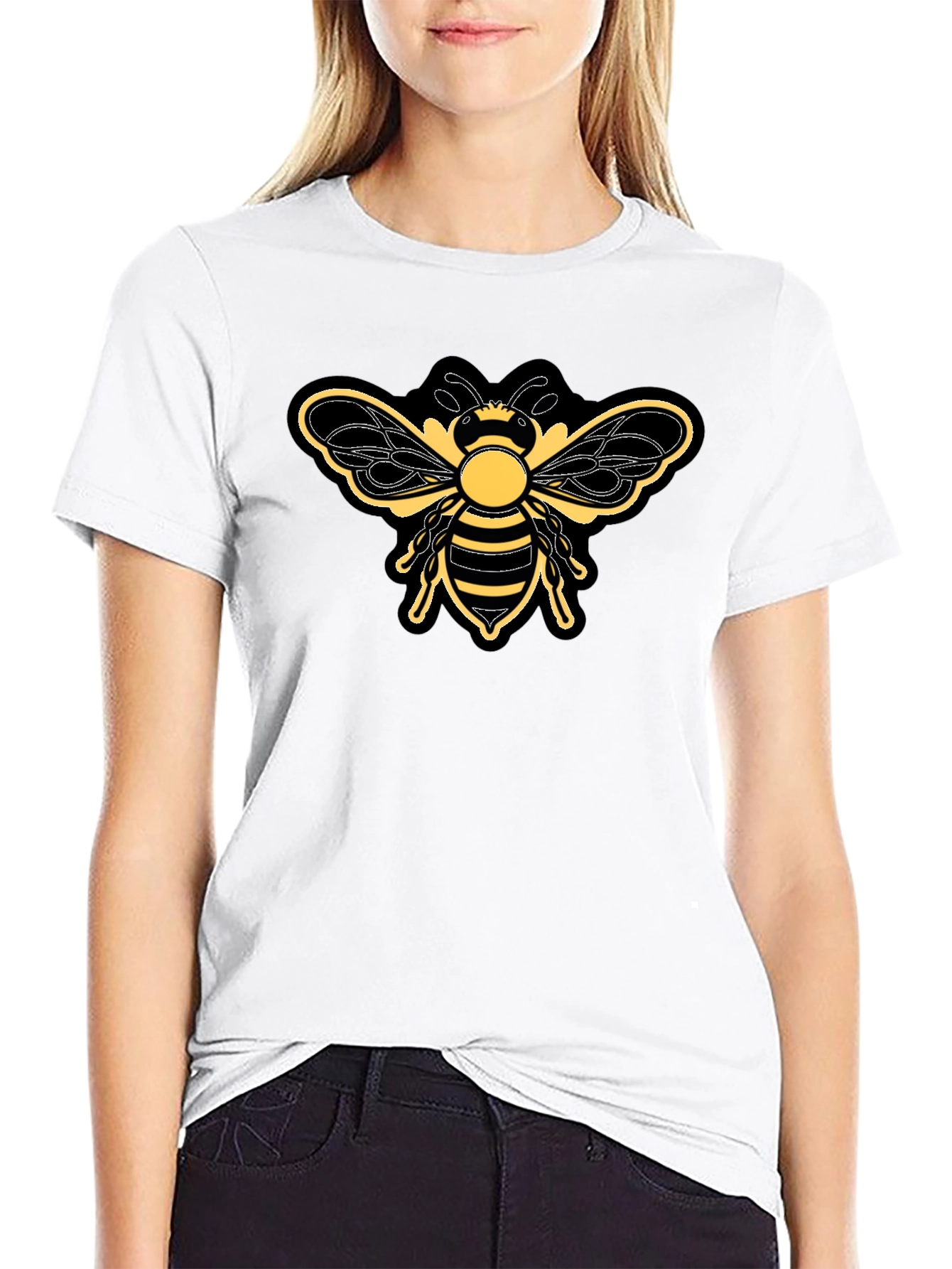 Bumble Bee Graphic T-Shirt - Black