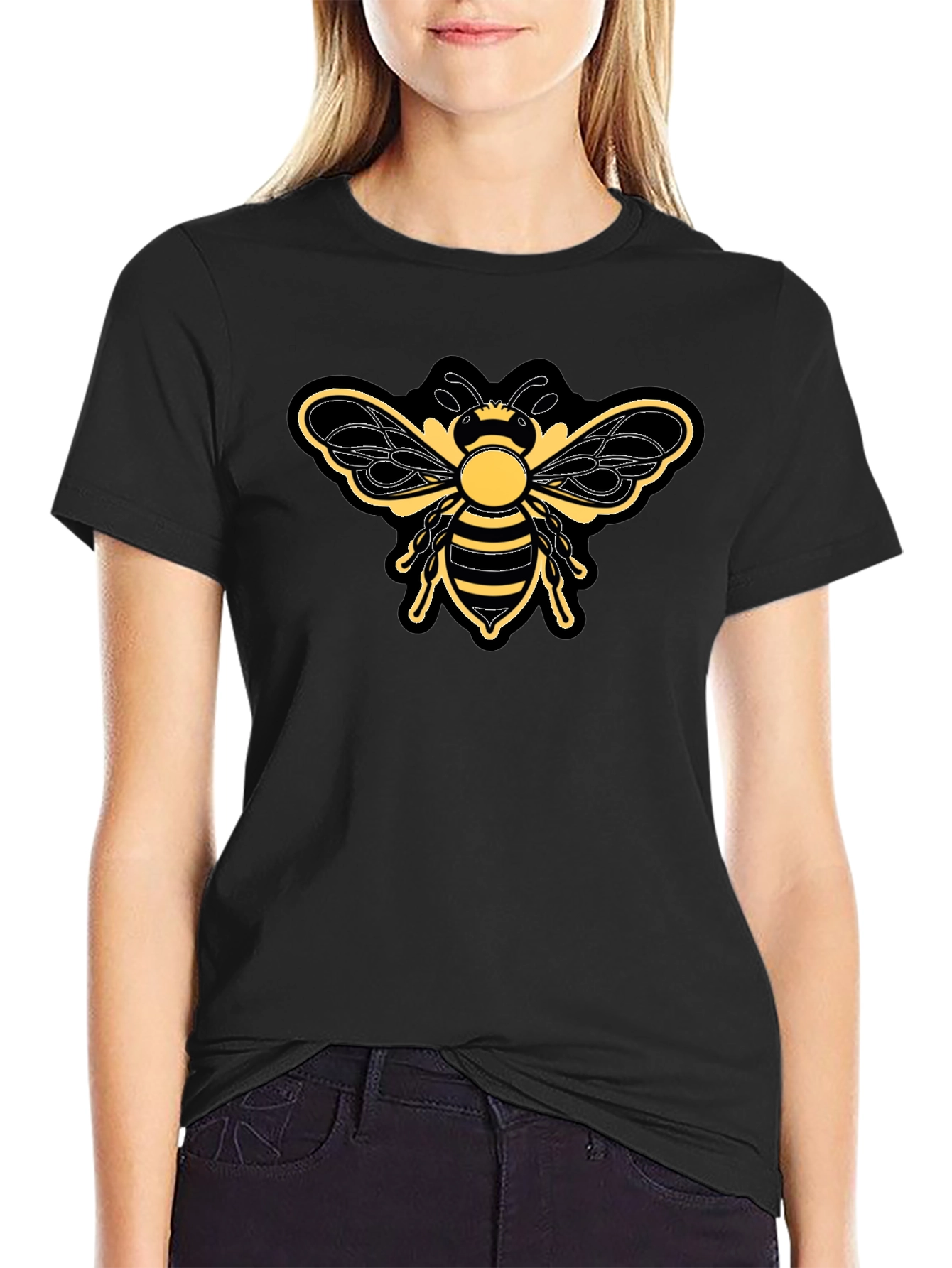 Bumble Bee Graphic T-Shirt - Black