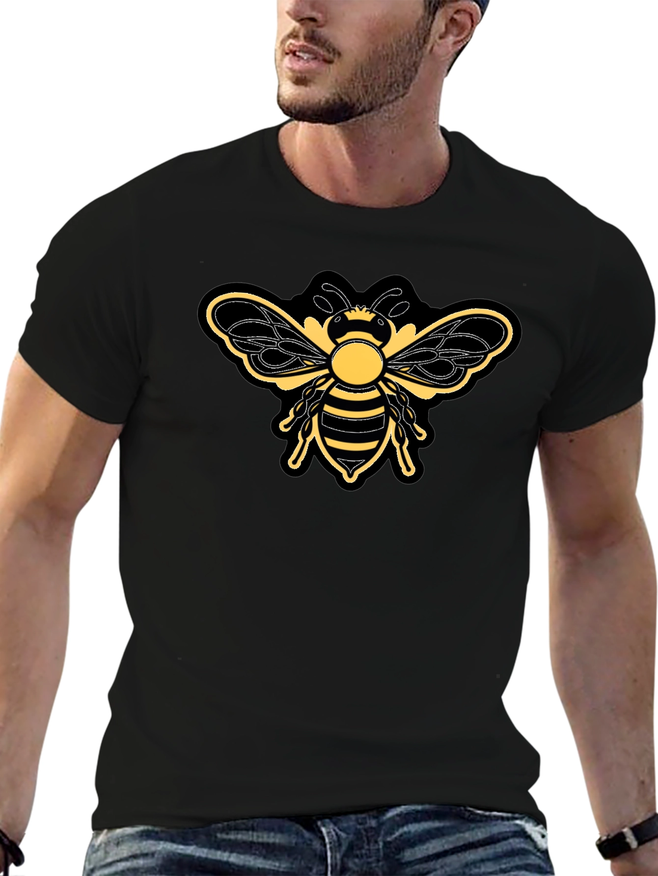 Bumble Bee Graphic T-Shirt - Black