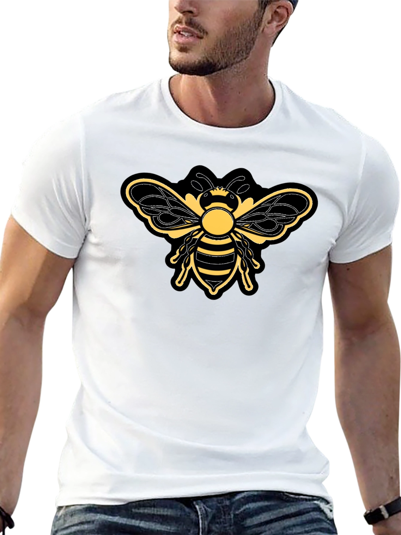 Bumble Bee Graphic T-Shirt - Black