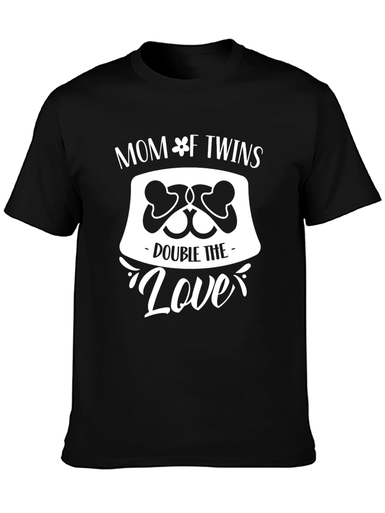 Mom of Twins - Double The Love T-Shirt