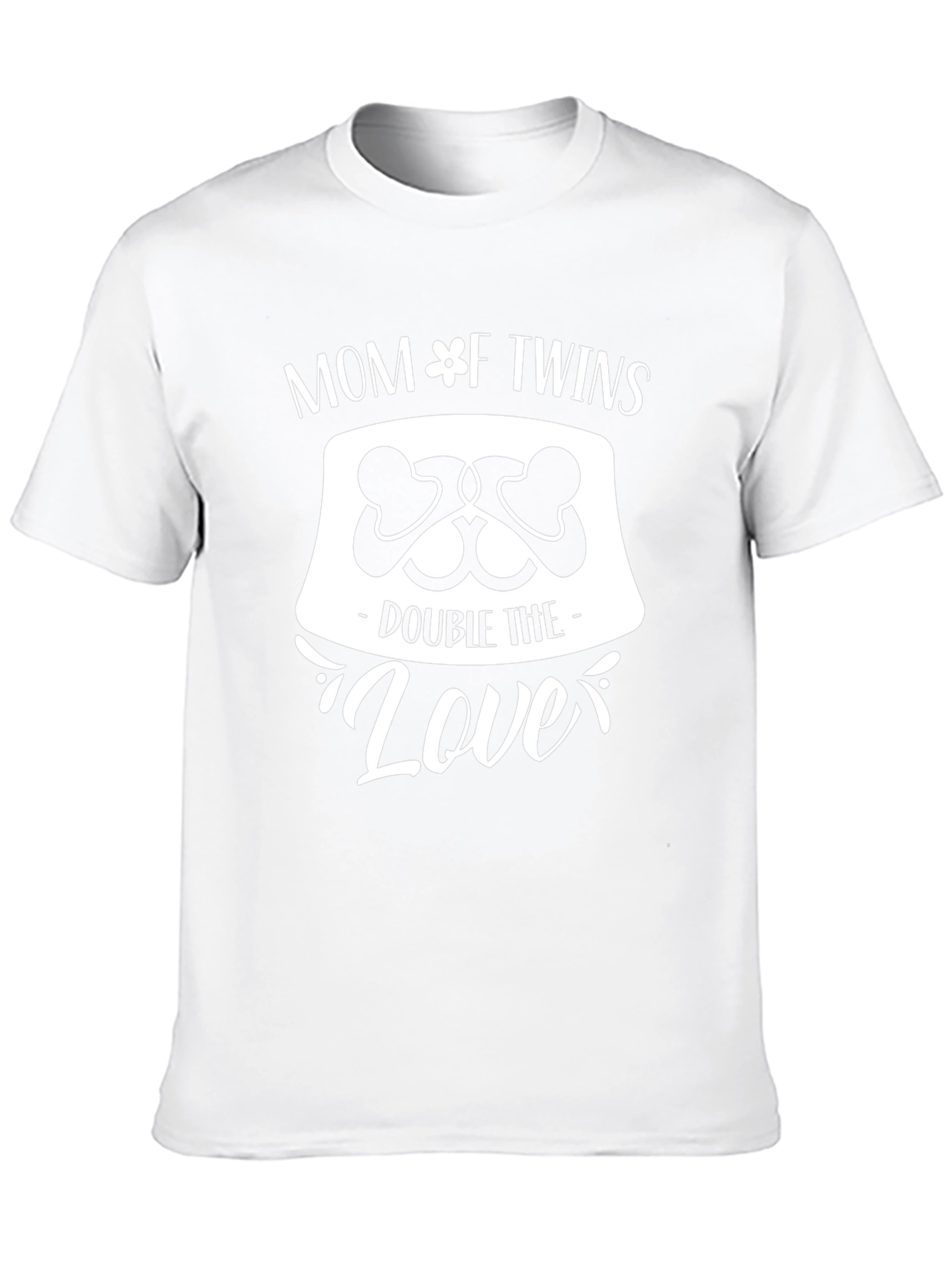 Mom of Twins - Double The Love T-Shirt