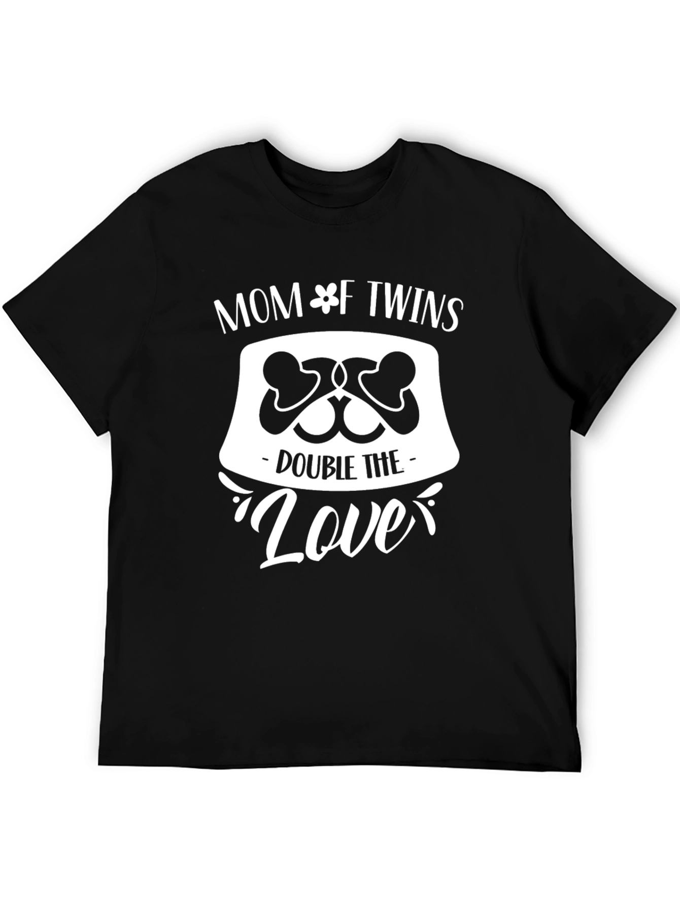 Mom of Twins - Double The Love T-Shirt