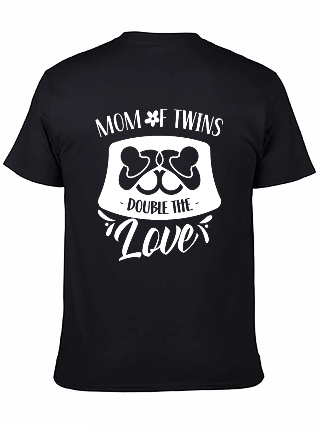 Mom of Twins - Double The Love T-Shirt