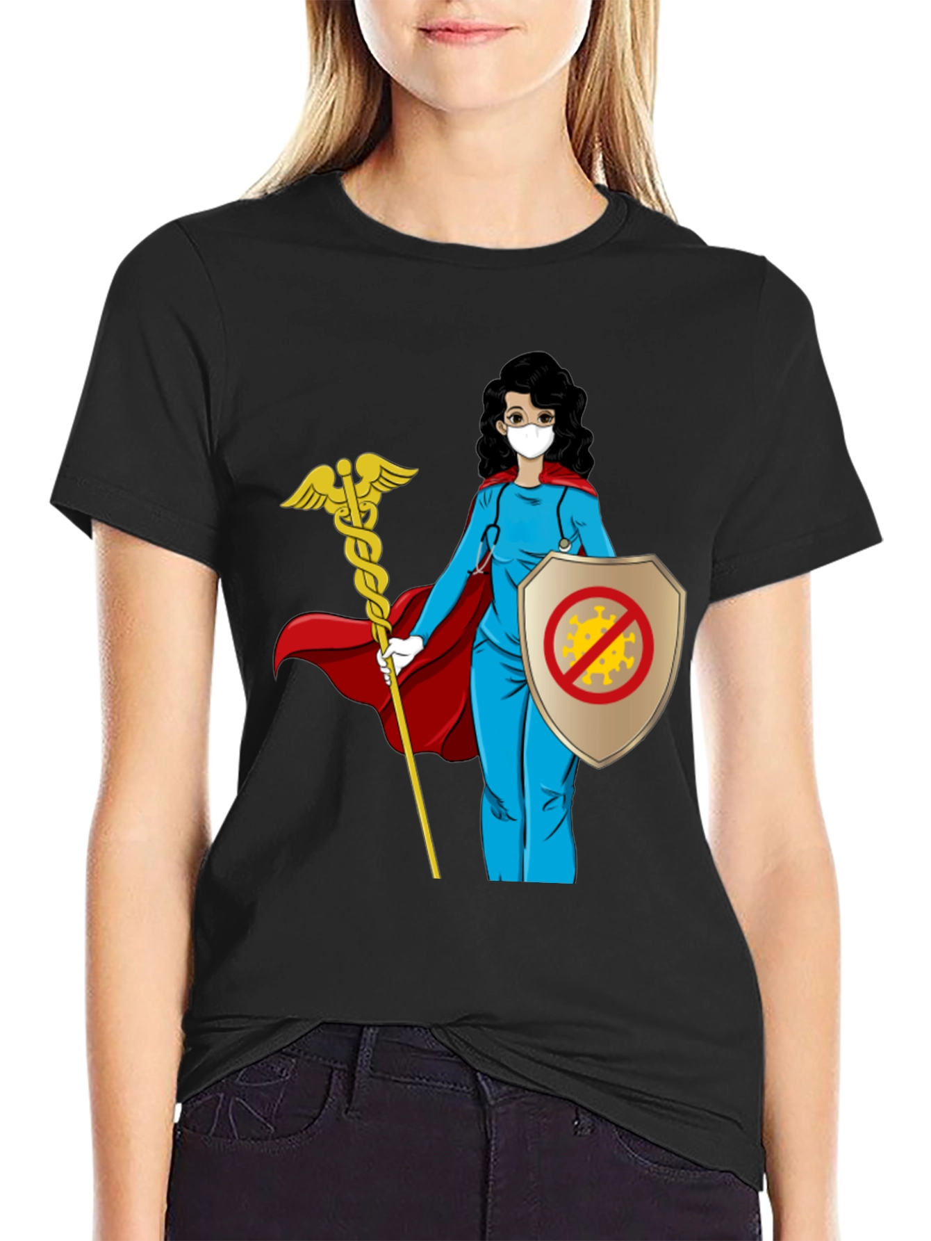Hero Nurse T-Shirt: Protect Against Viruses