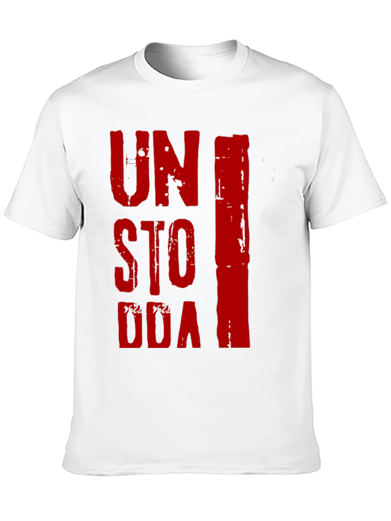 Unstoppable Graphic Print Black T-Shirt