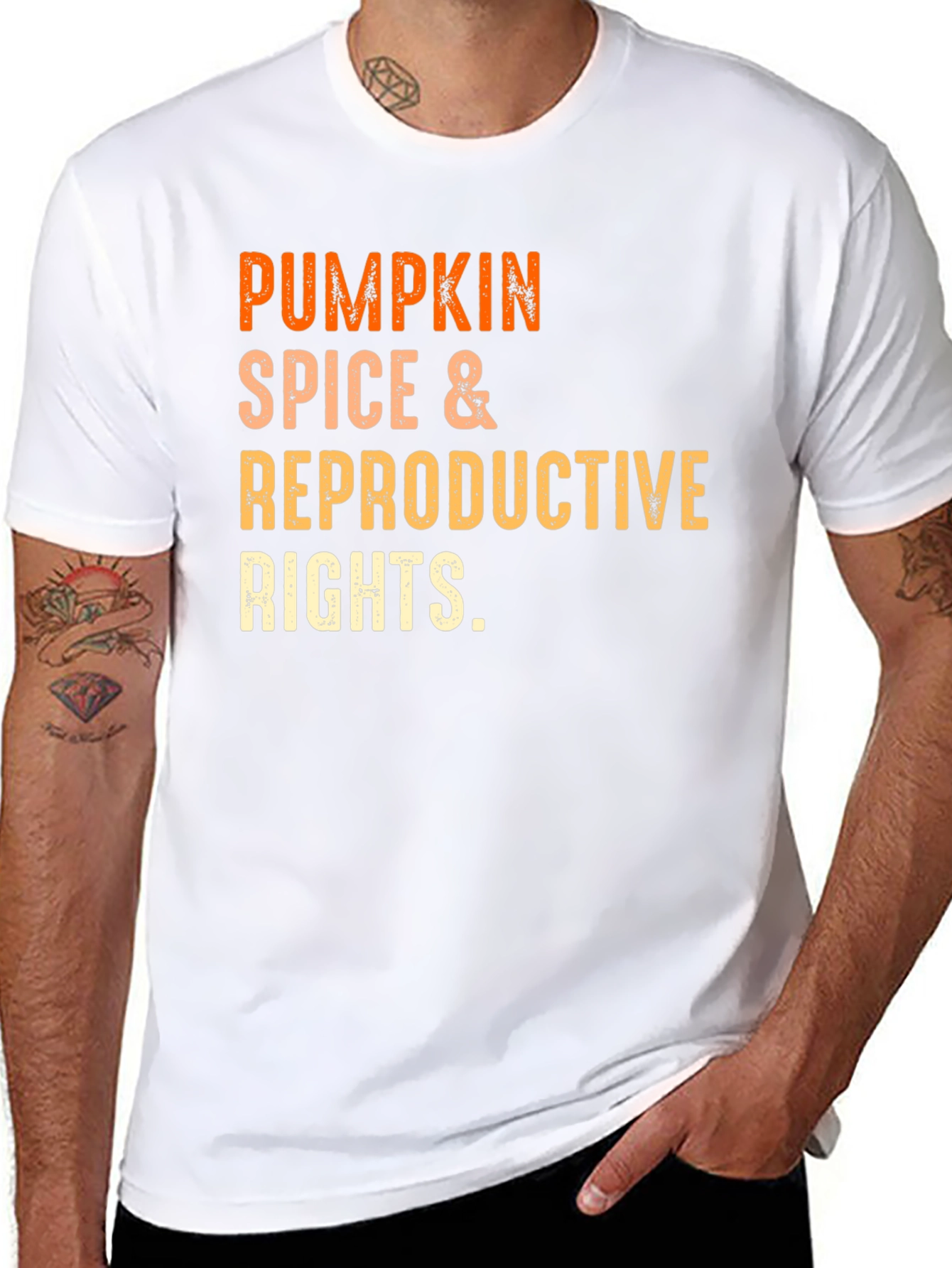 Pumpkin Spice & Reproductive Rights T-Shirt
