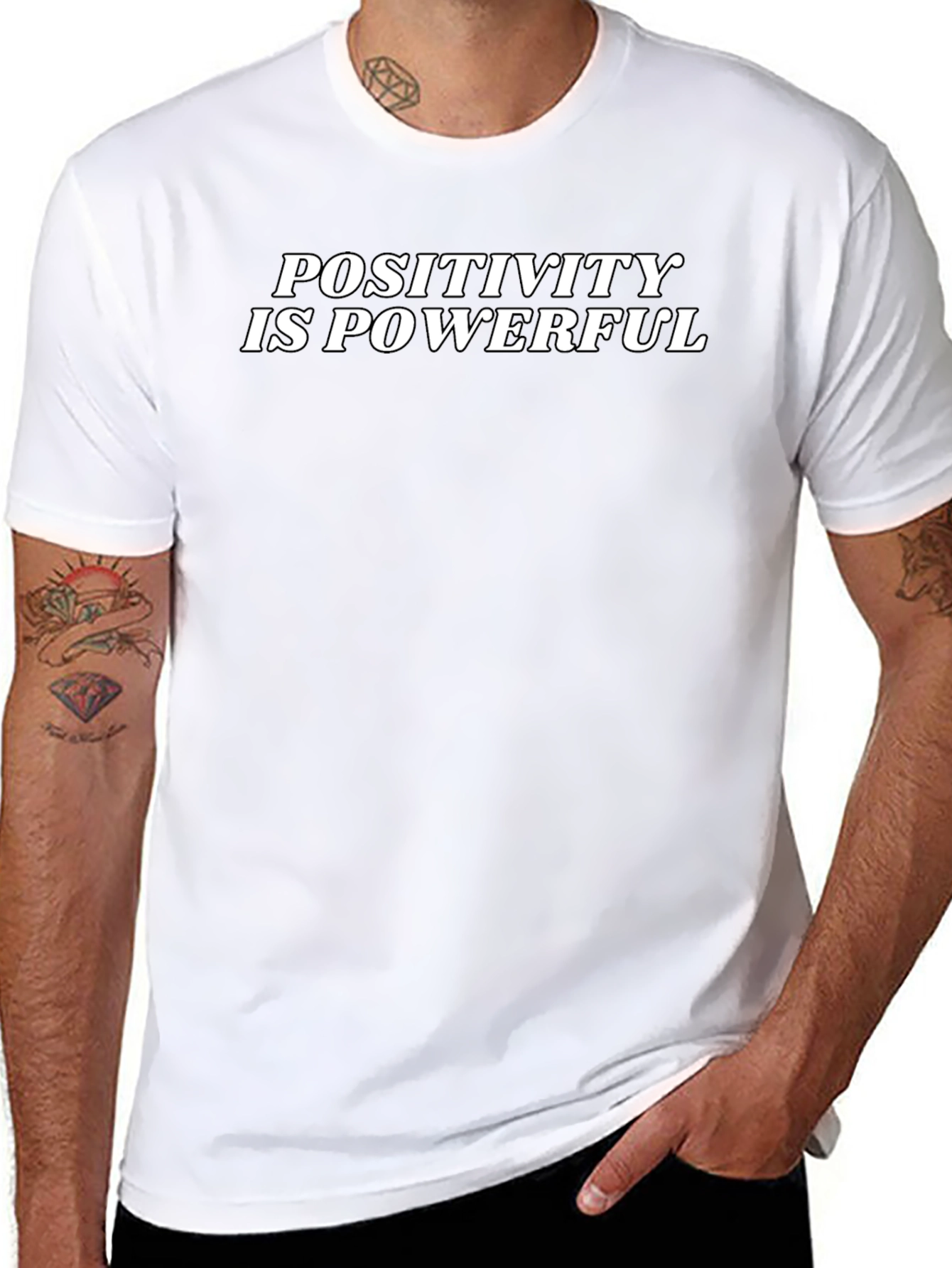 Positivity is Powerful Graphic T-Shirt