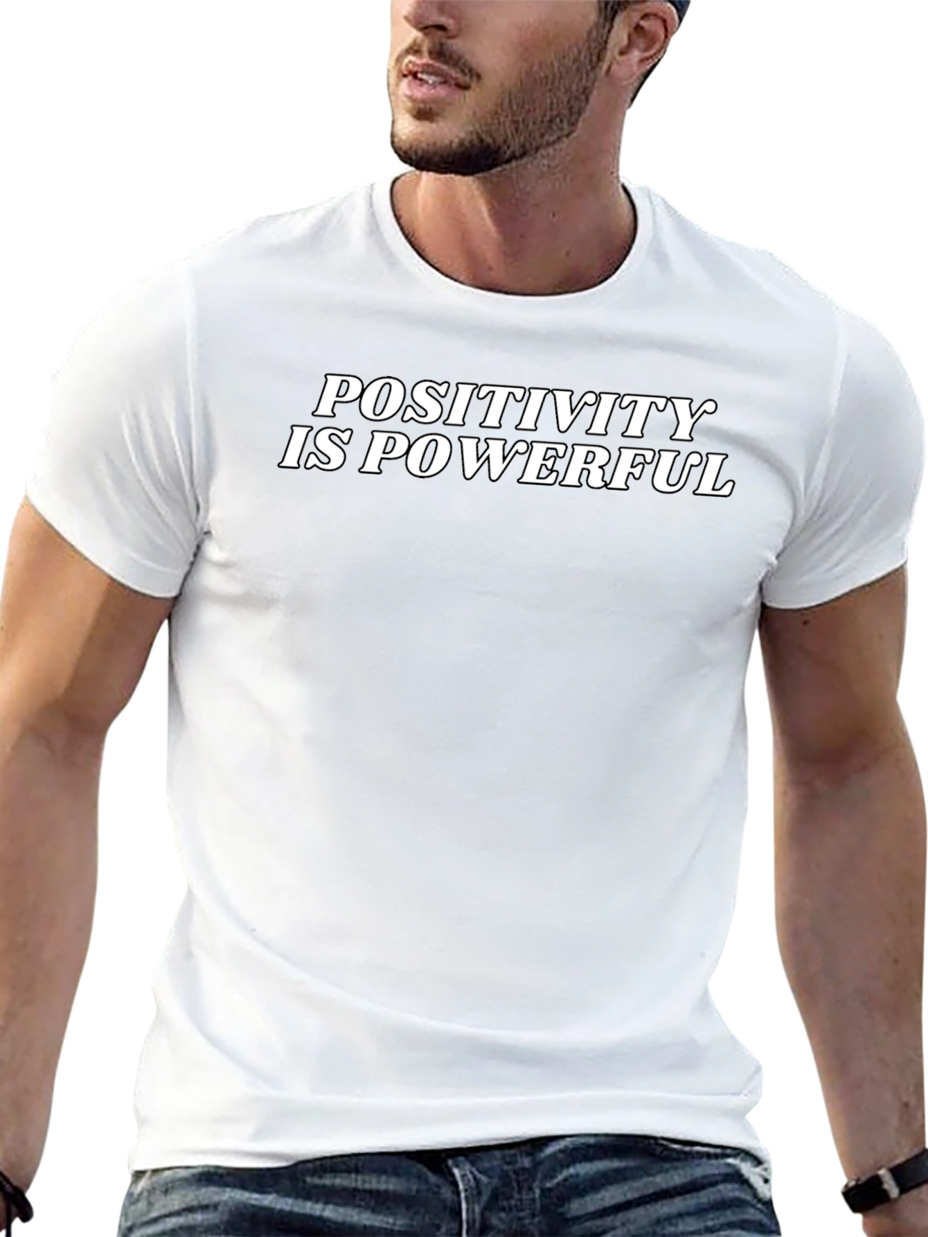 Positivity is Powerful Graphic T-Shirt