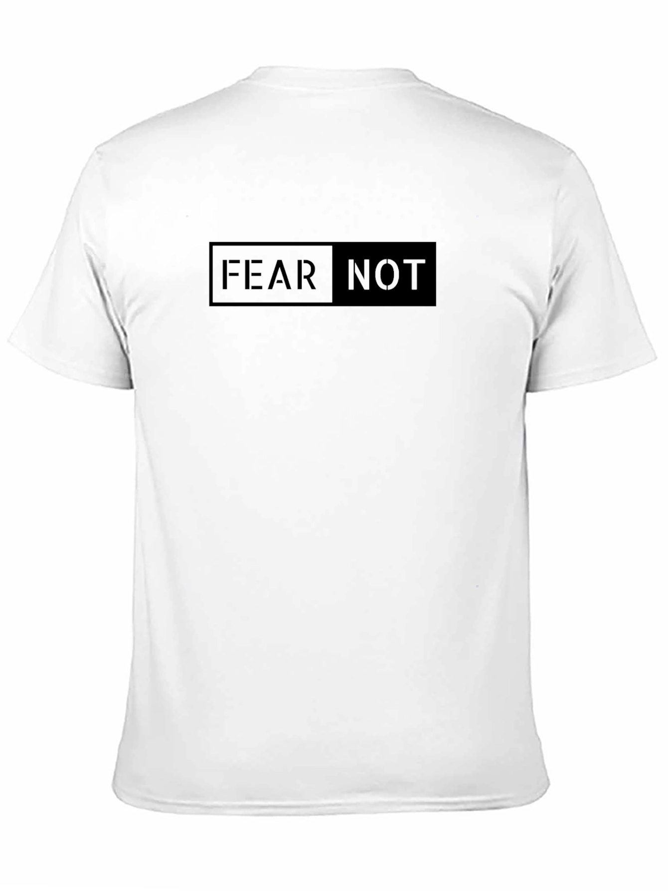 Fear Not Graphic Tee - Unisex Black T-Shirt