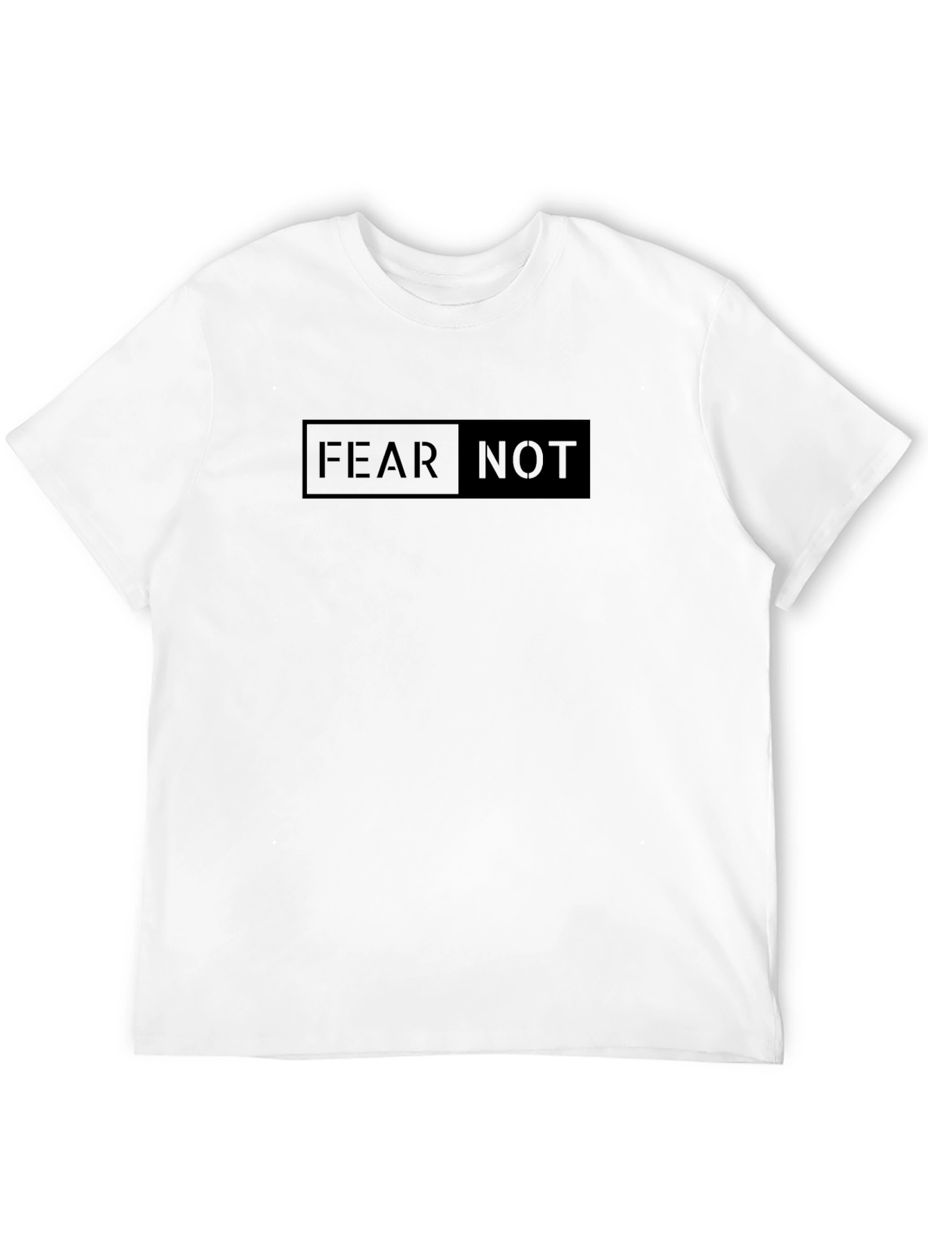 Fear Not Graphic Tee - Unisex Black T-Shirt