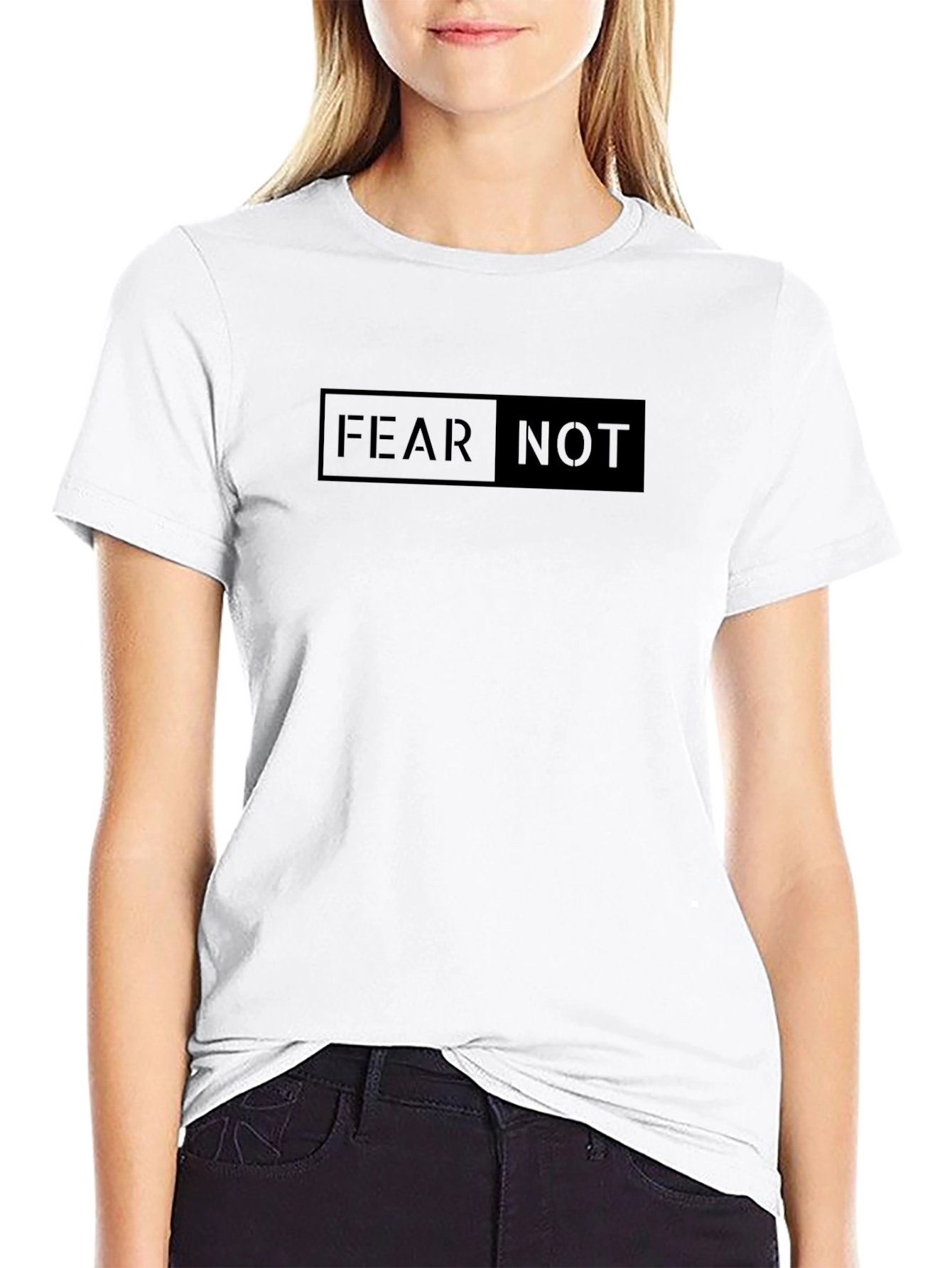 Fear Not Graphic Tee - Unisex Black T-Shirt