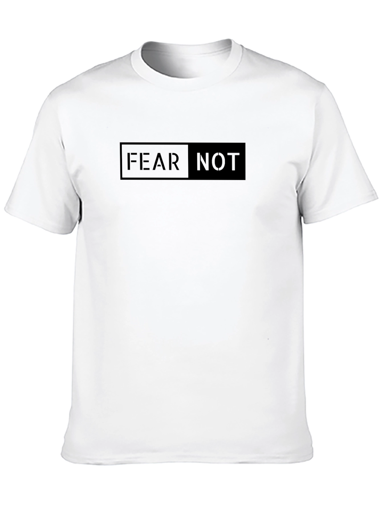 Fear Not Graphic Tee - Unisex Black T-Shirt