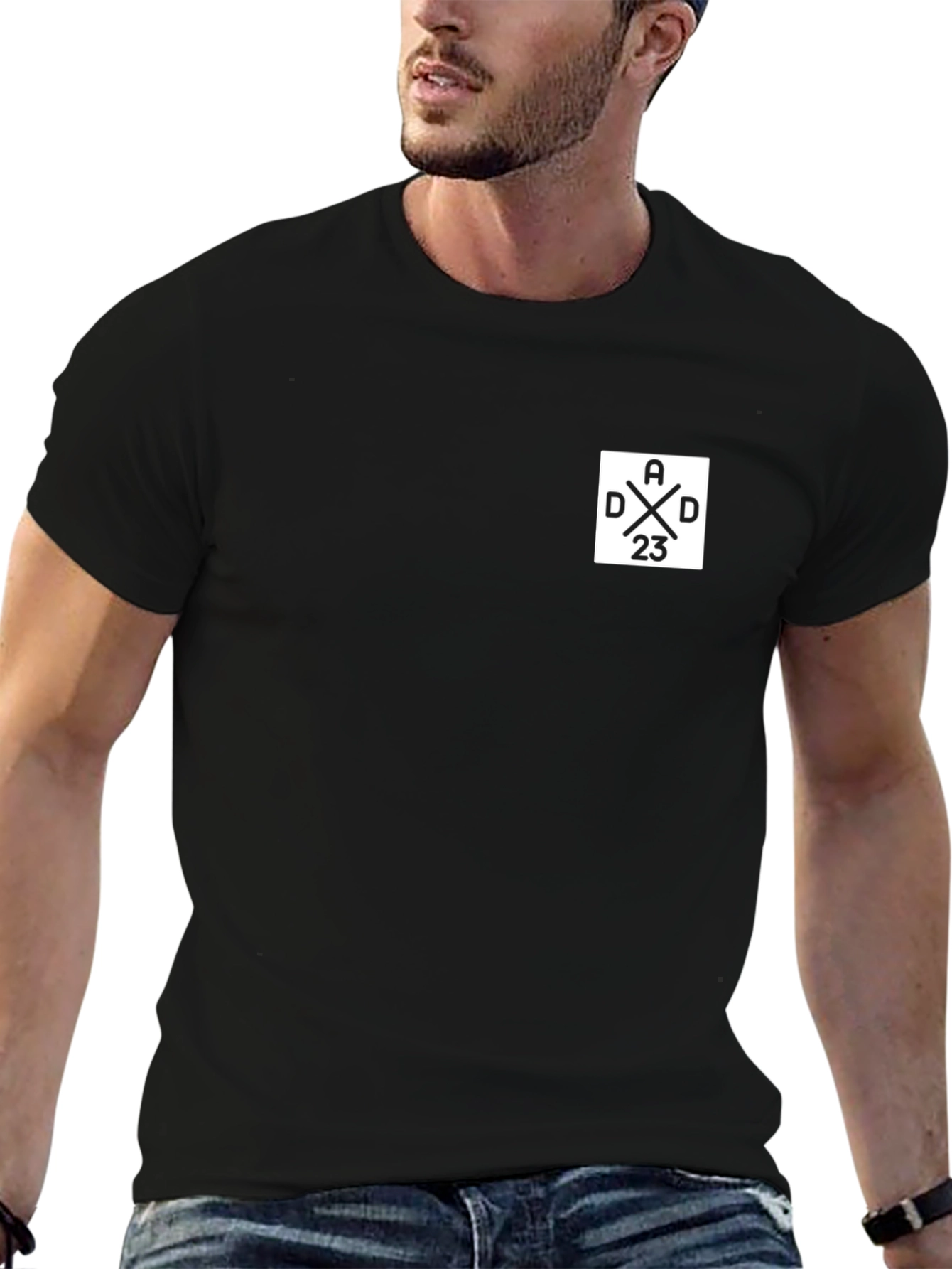 ADD23 Graphic Tee - Mens Black Casual T-Shirt