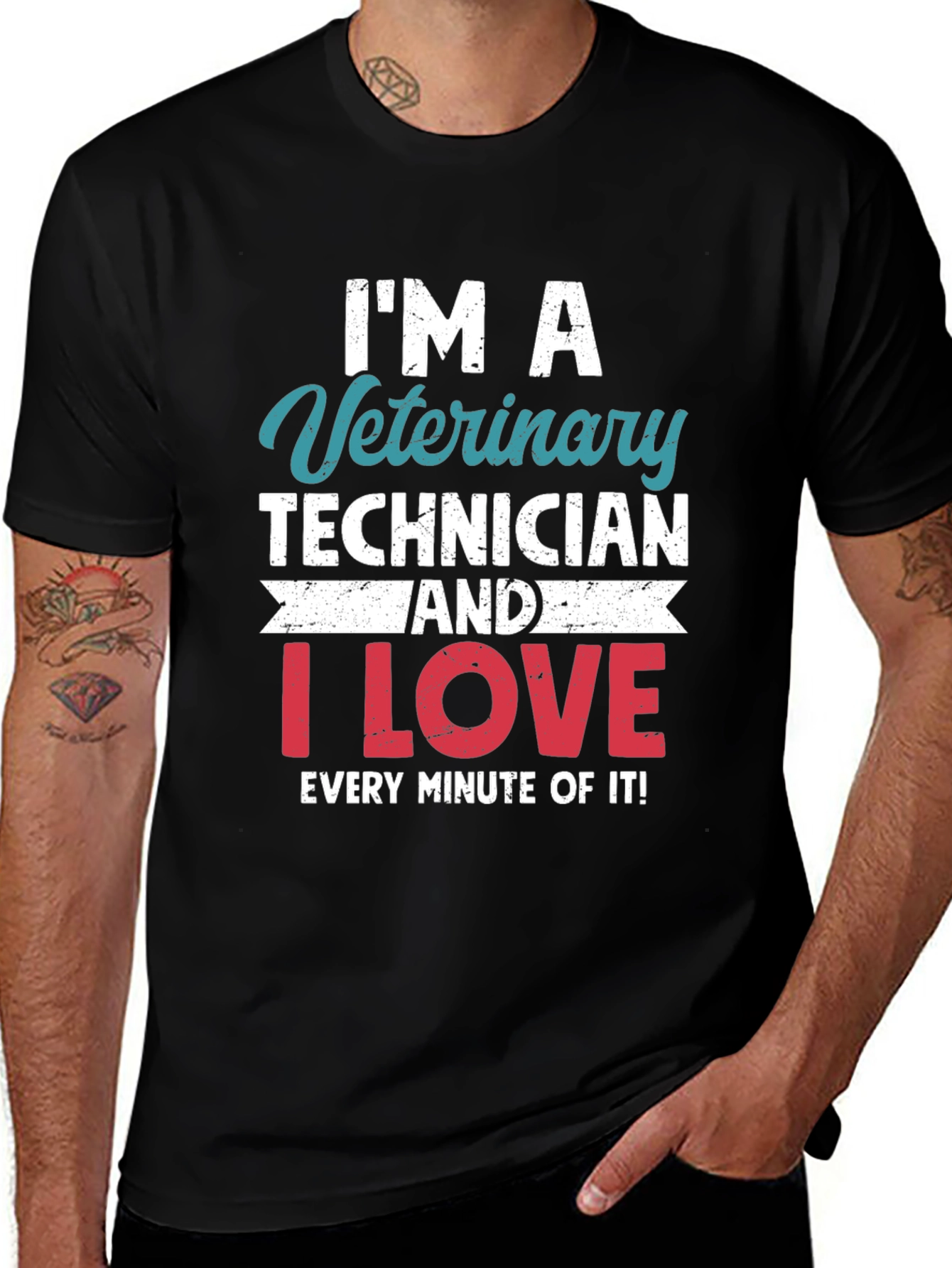 Veterinary Technician I Love T-Shirt