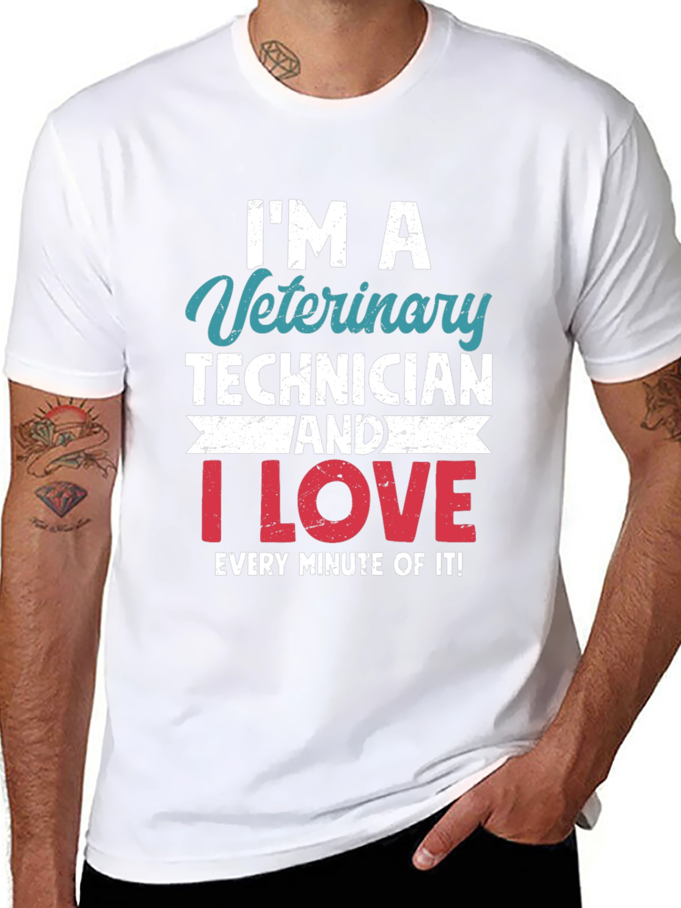 Veterinary Technician I Love T-Shirt