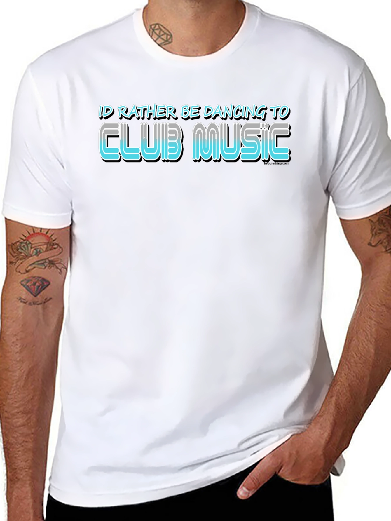 Club Music T-Shirt: Id Rather Be Dancing