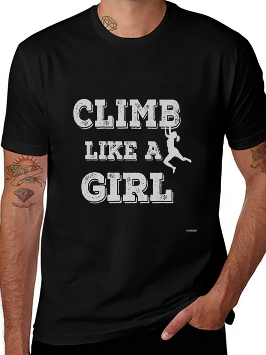 Climb Like a Girl Graphic T-Shirt