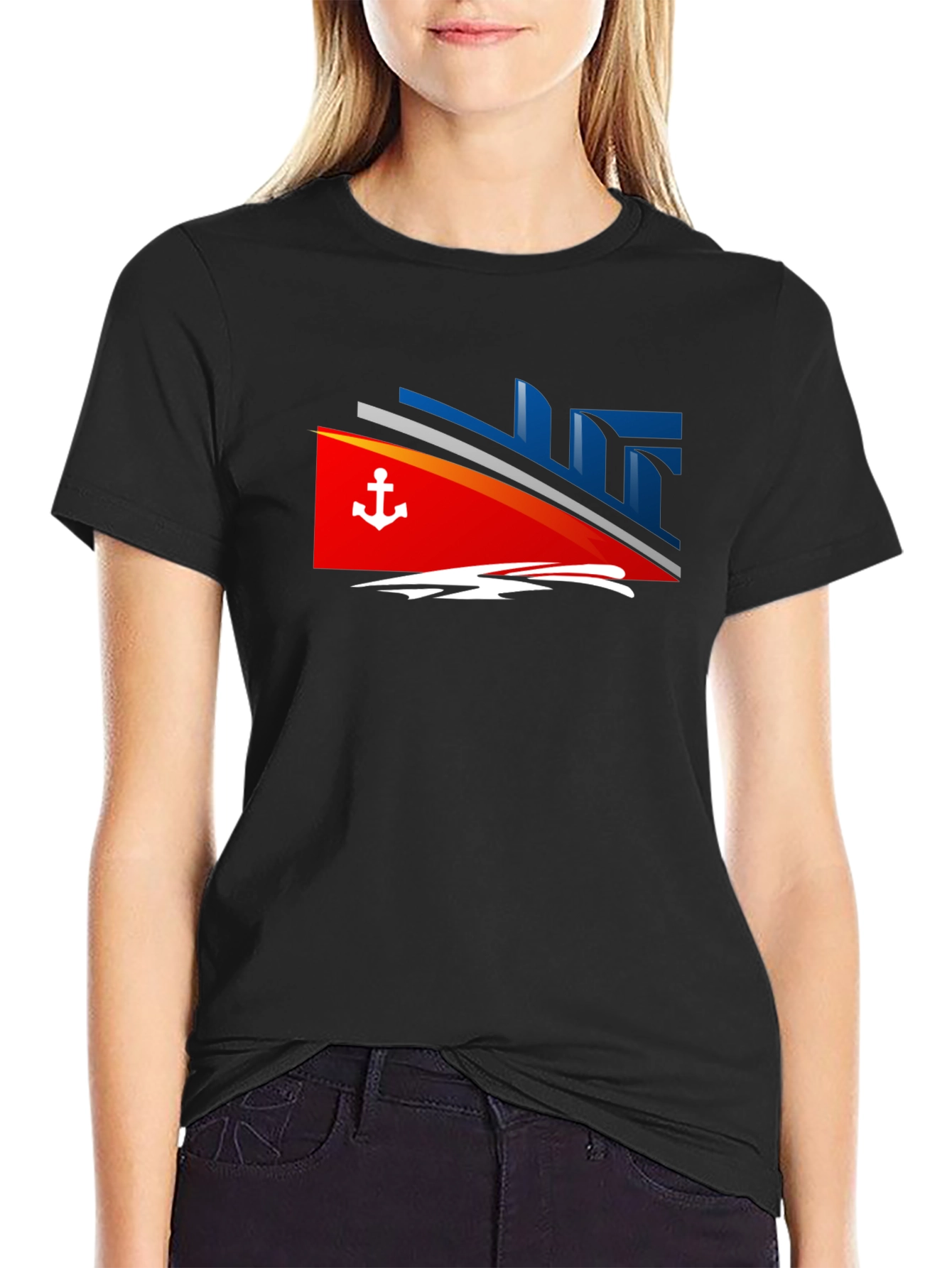 Nautical Cruise T-Shirt - Anchor Design