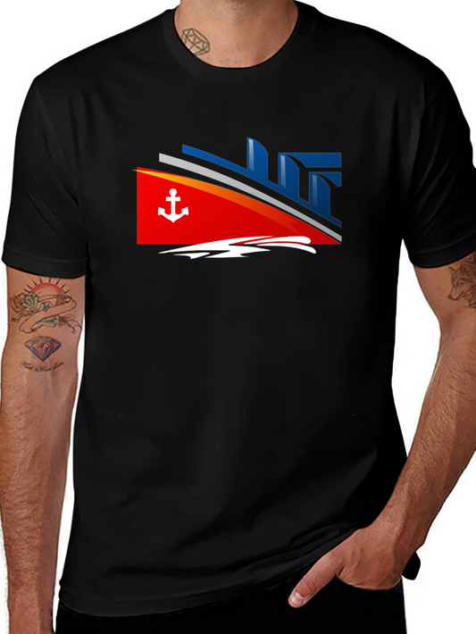 Nautical Cruise T-Shirt - Anchor Design