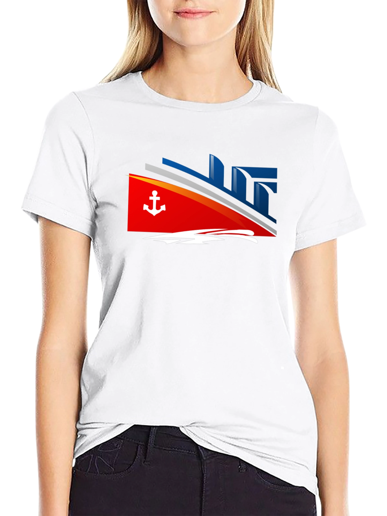 Nautical Cruise T-Shirt - Anchor Design