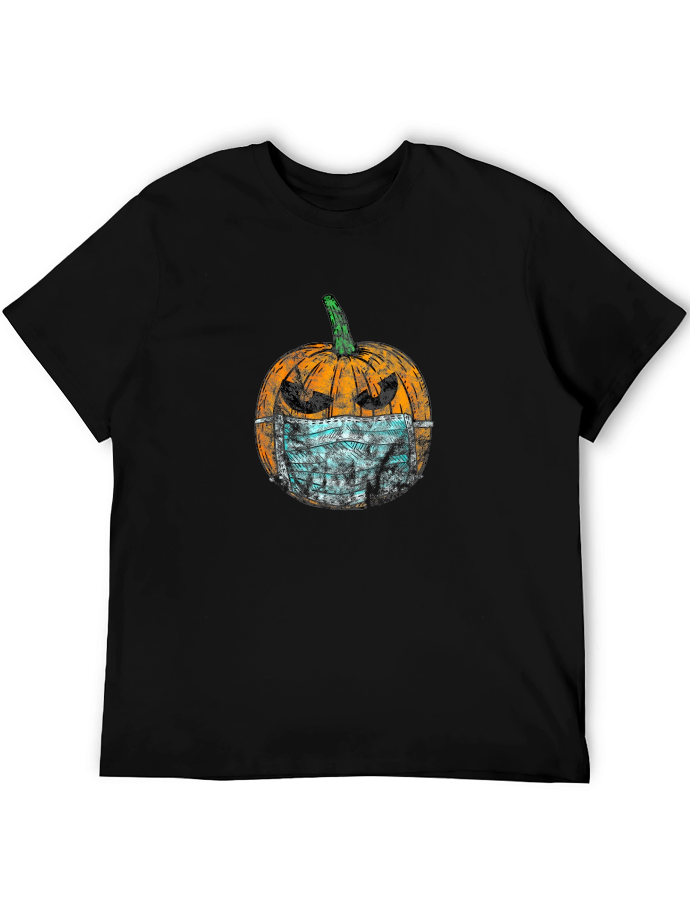 Halloween Pumpkin Face Mask T-Shirt