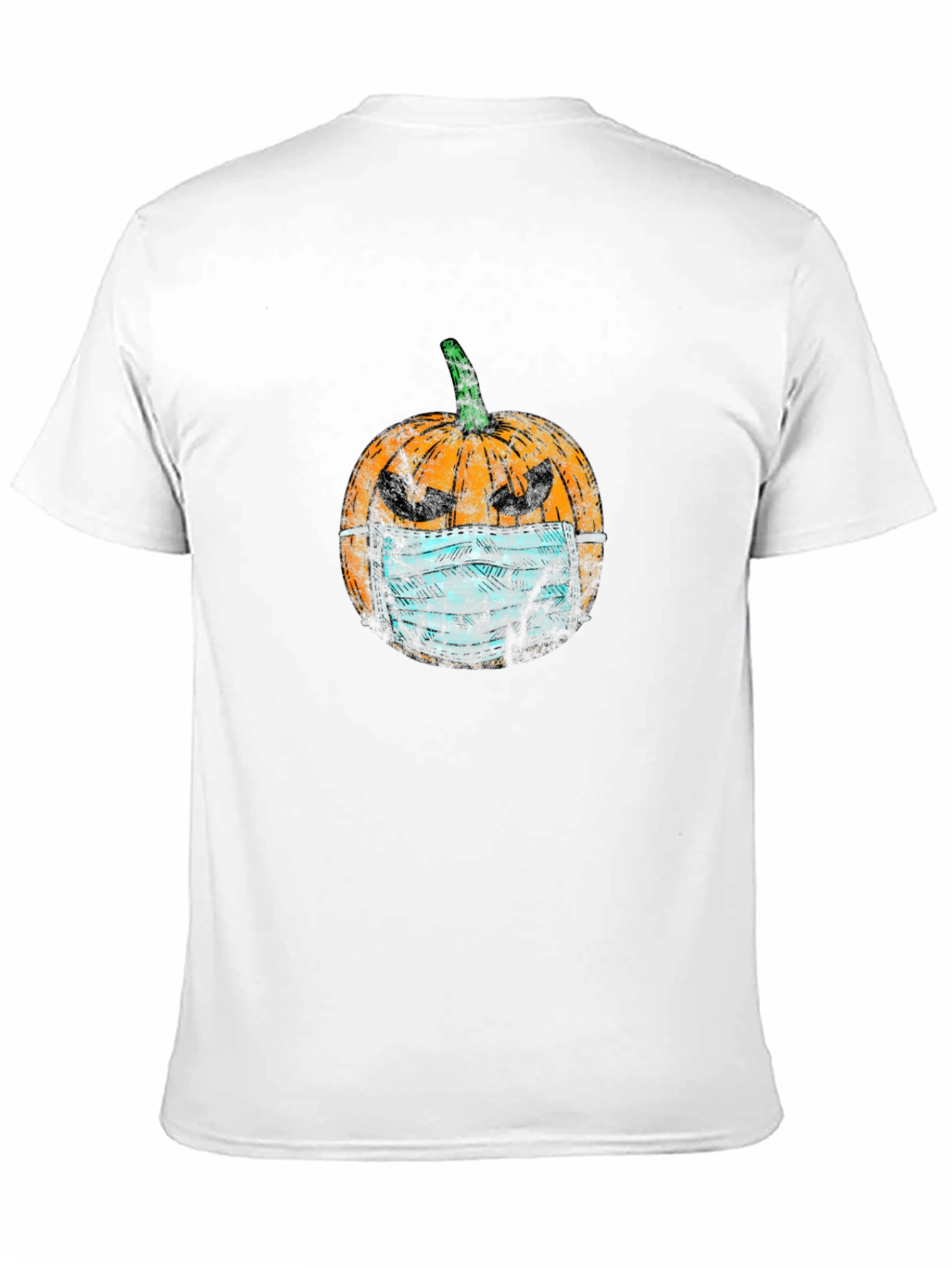 Halloween Pumpkin Face Mask T-Shirt