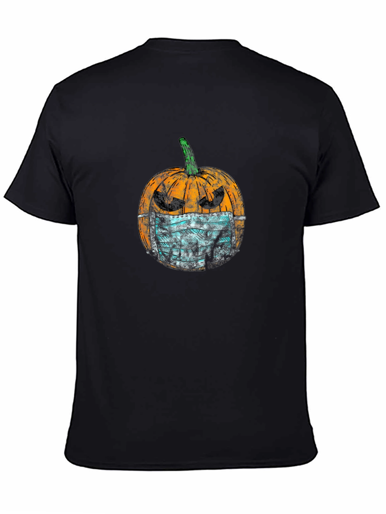 Halloween Pumpkin Face Mask T-Shirt