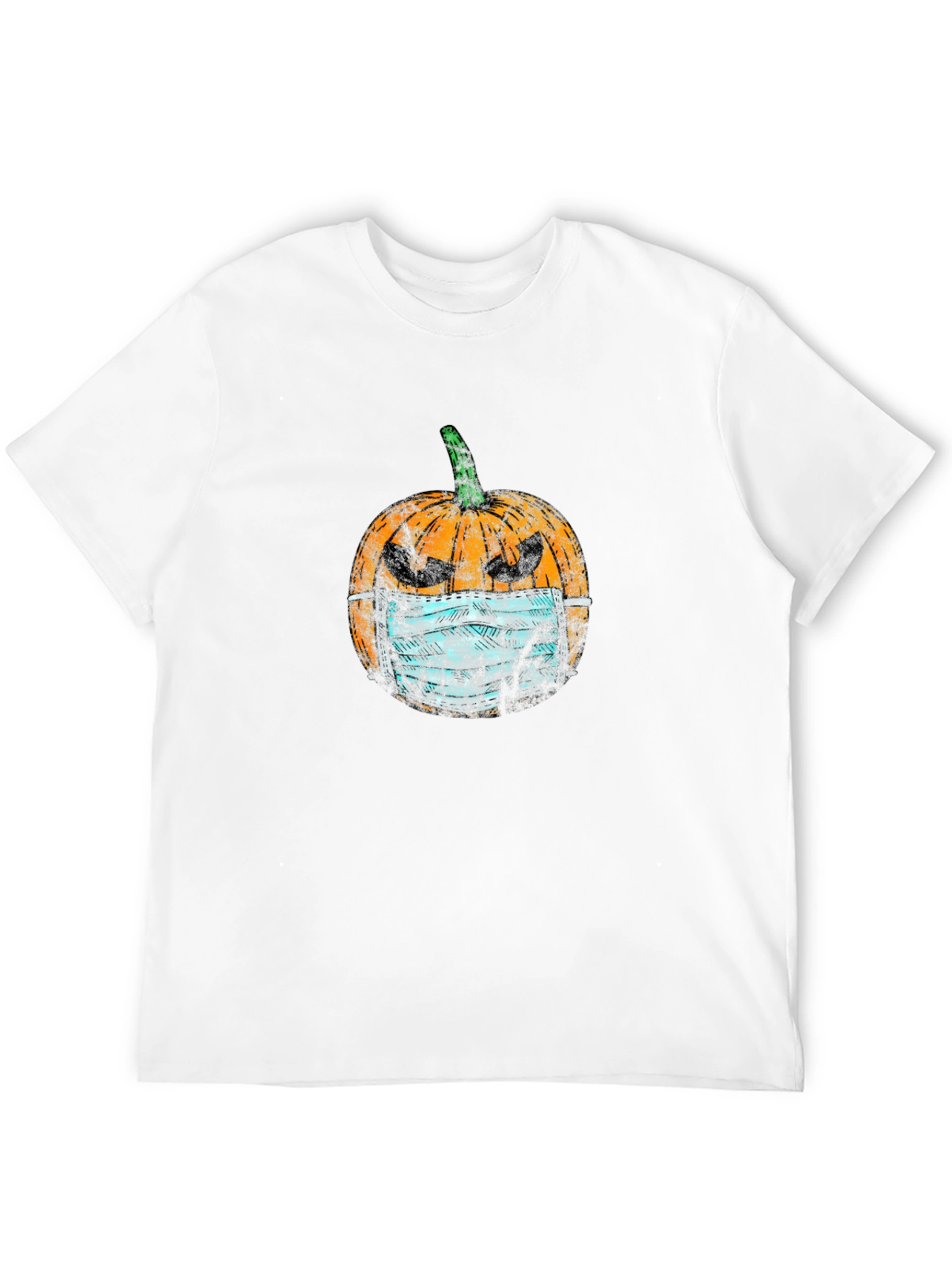 Halloween Pumpkin Face Mask T-Shirt