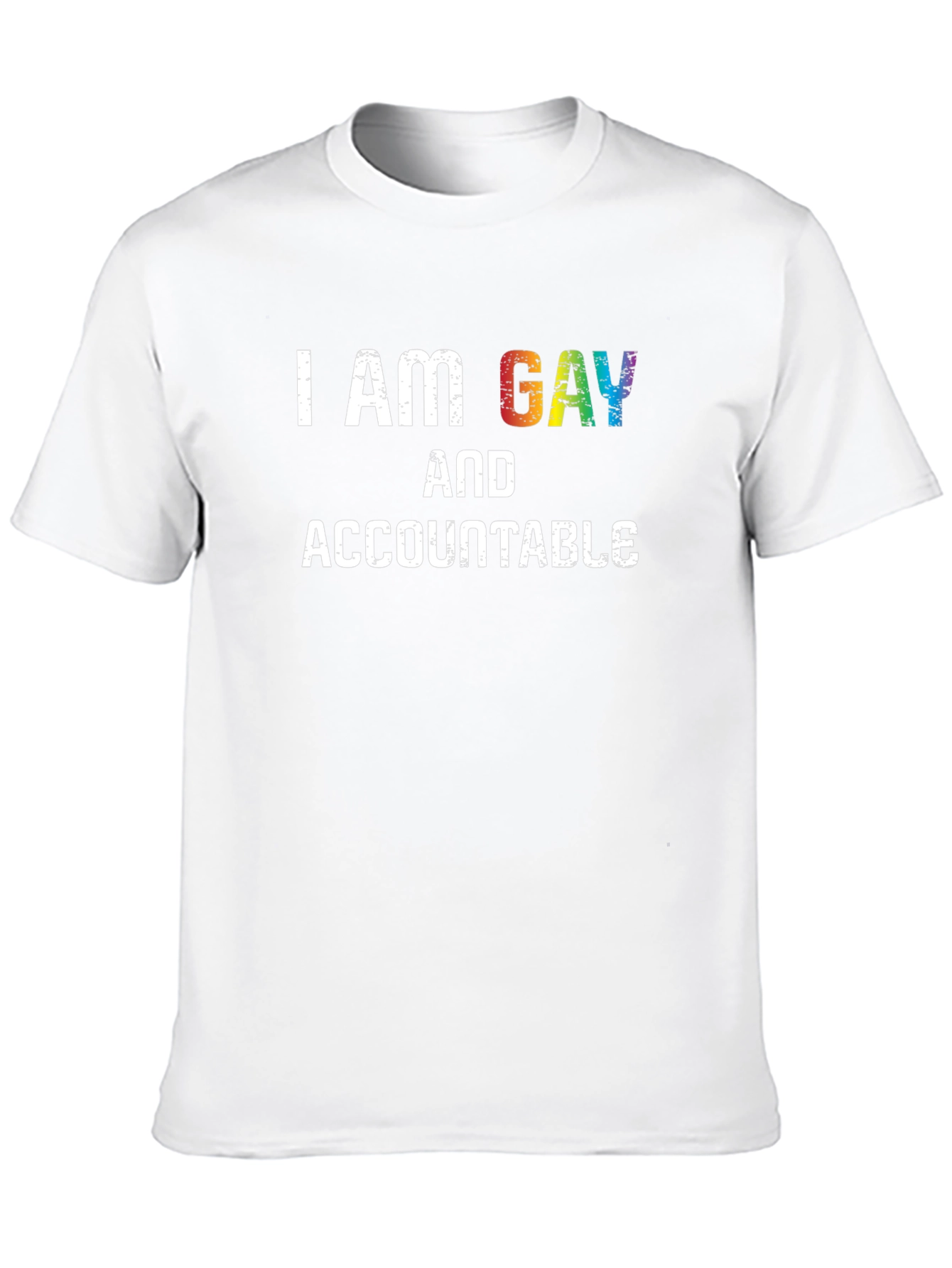 I Am Gay And Accountable Pride T-Shirt