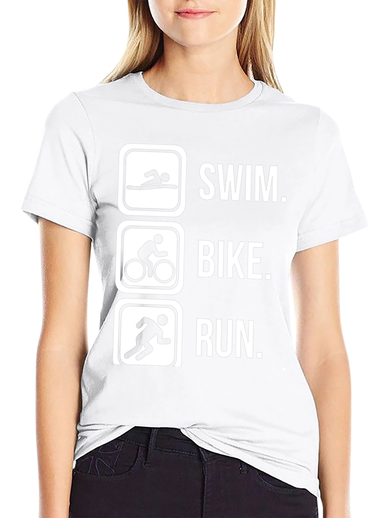 Triathlon T-Shirt - Swim Bike Run