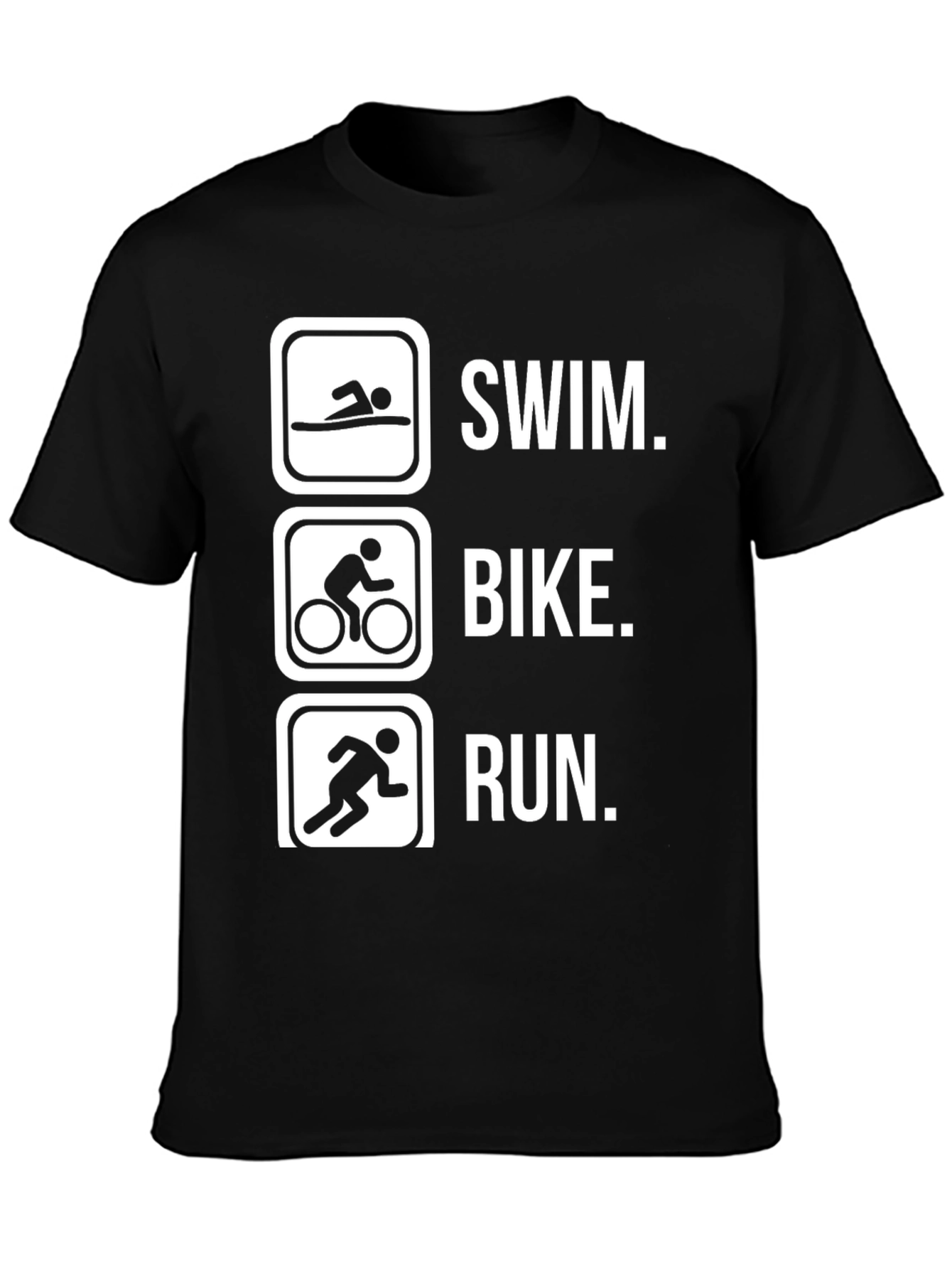 Triathlon T-Shirt - Swim Bike Run